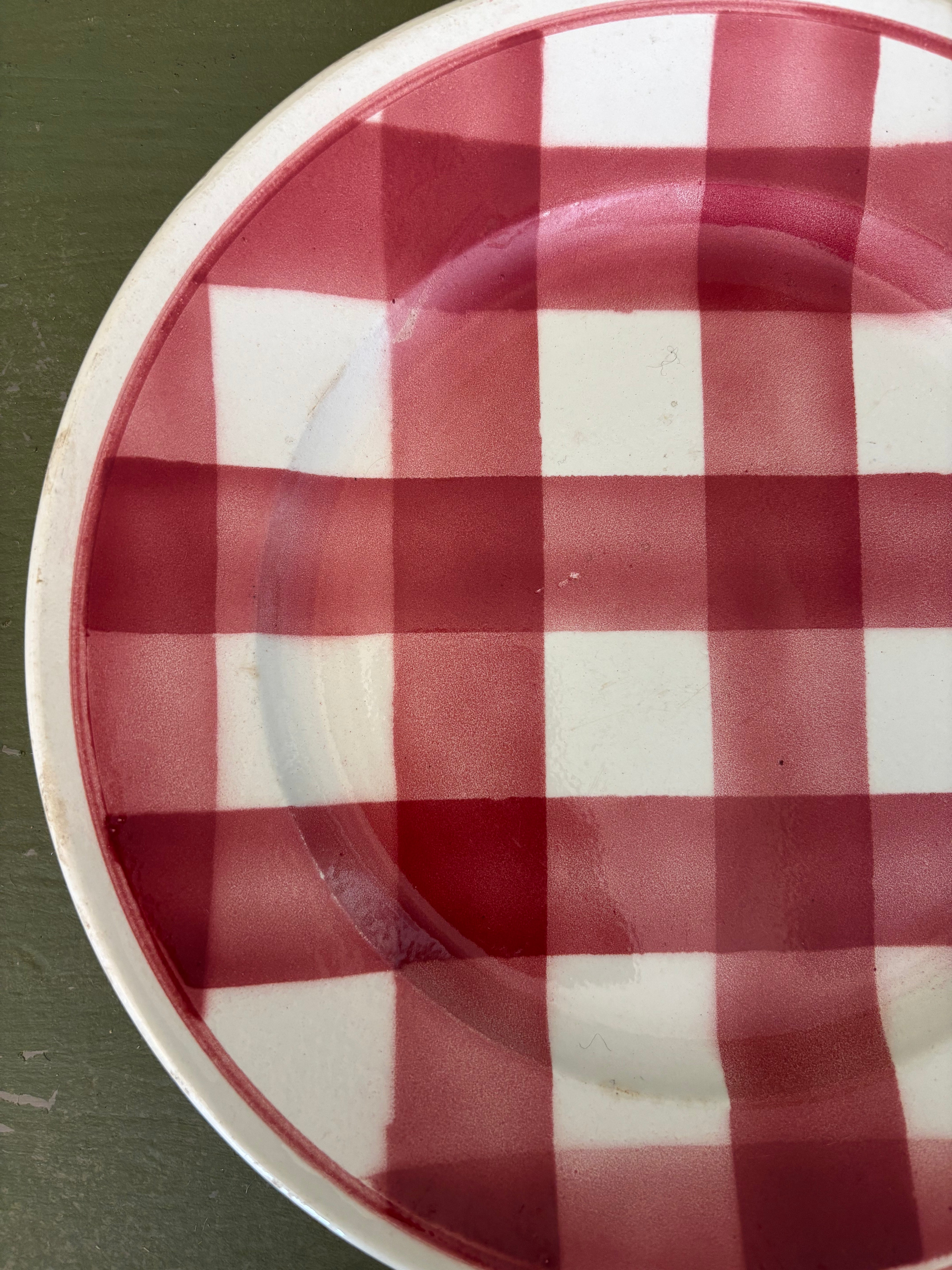 Franske tallerkener, 6 stk. Ø23 cm.