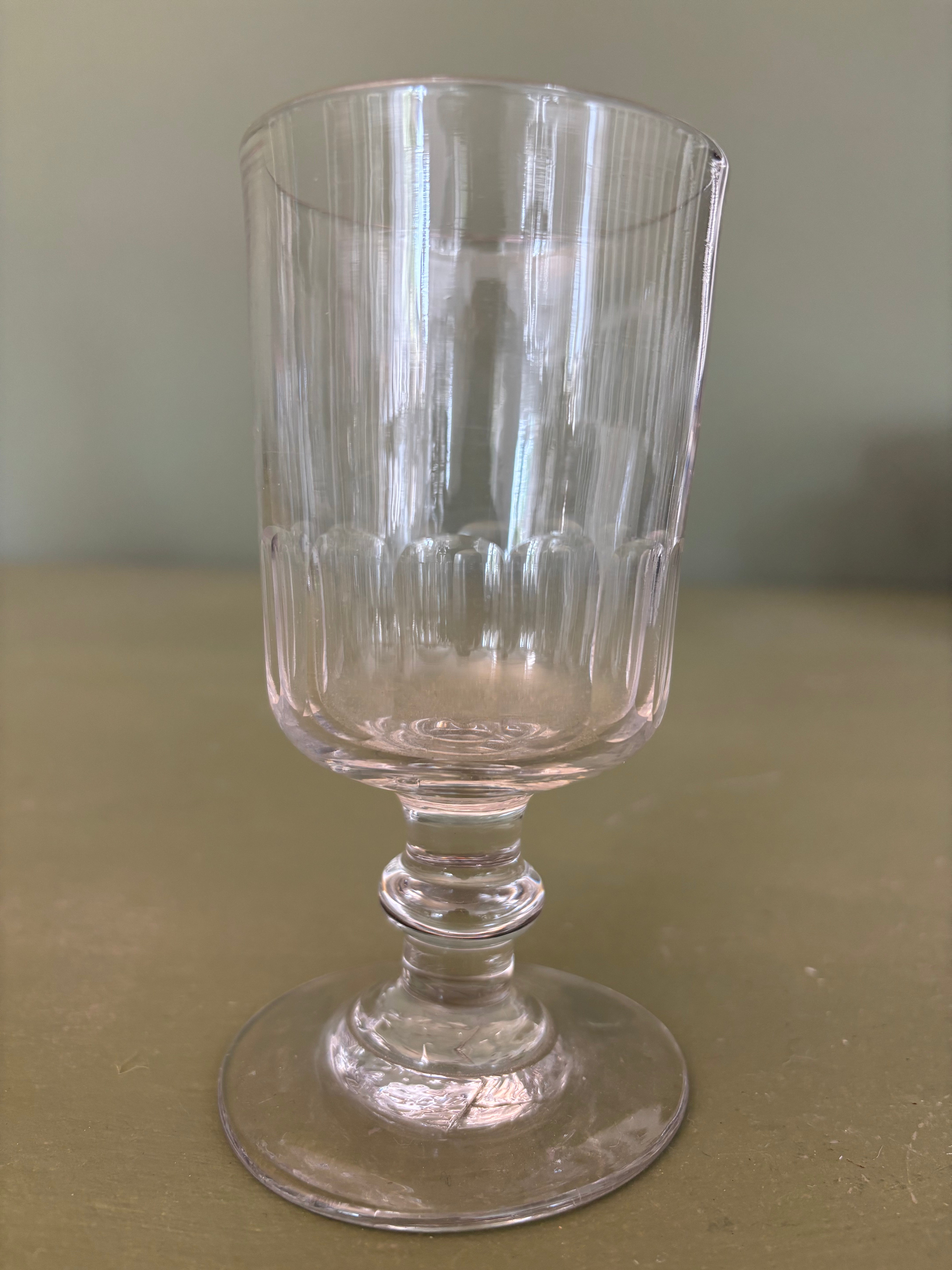 Fransk bistroglas, h14 cm.