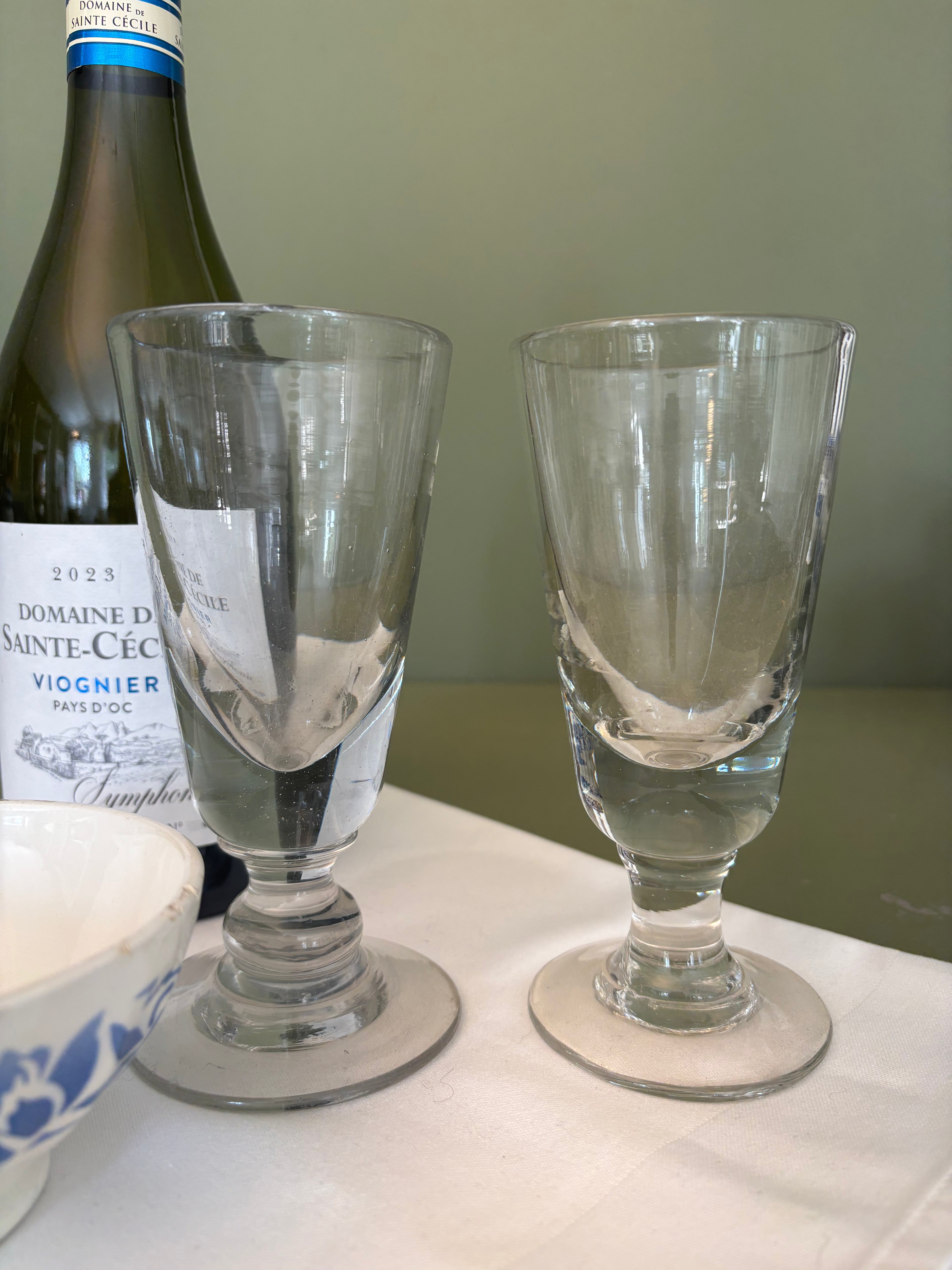 Franske bistroglas, h16 cm.