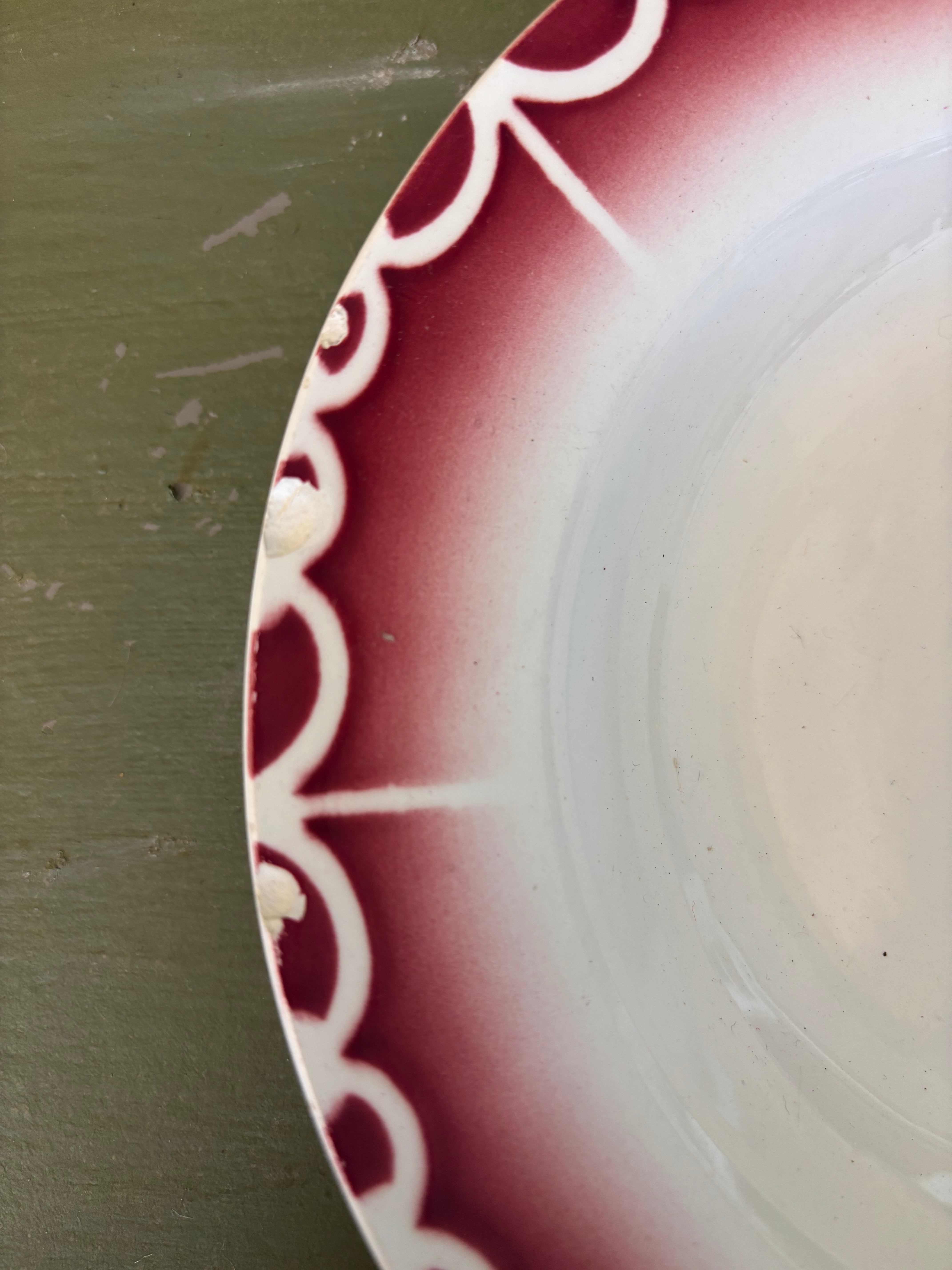 Franske dybe tallerkener, 6 stk. Ø23,5 cm.