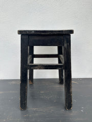Sort skammel, 46 cm