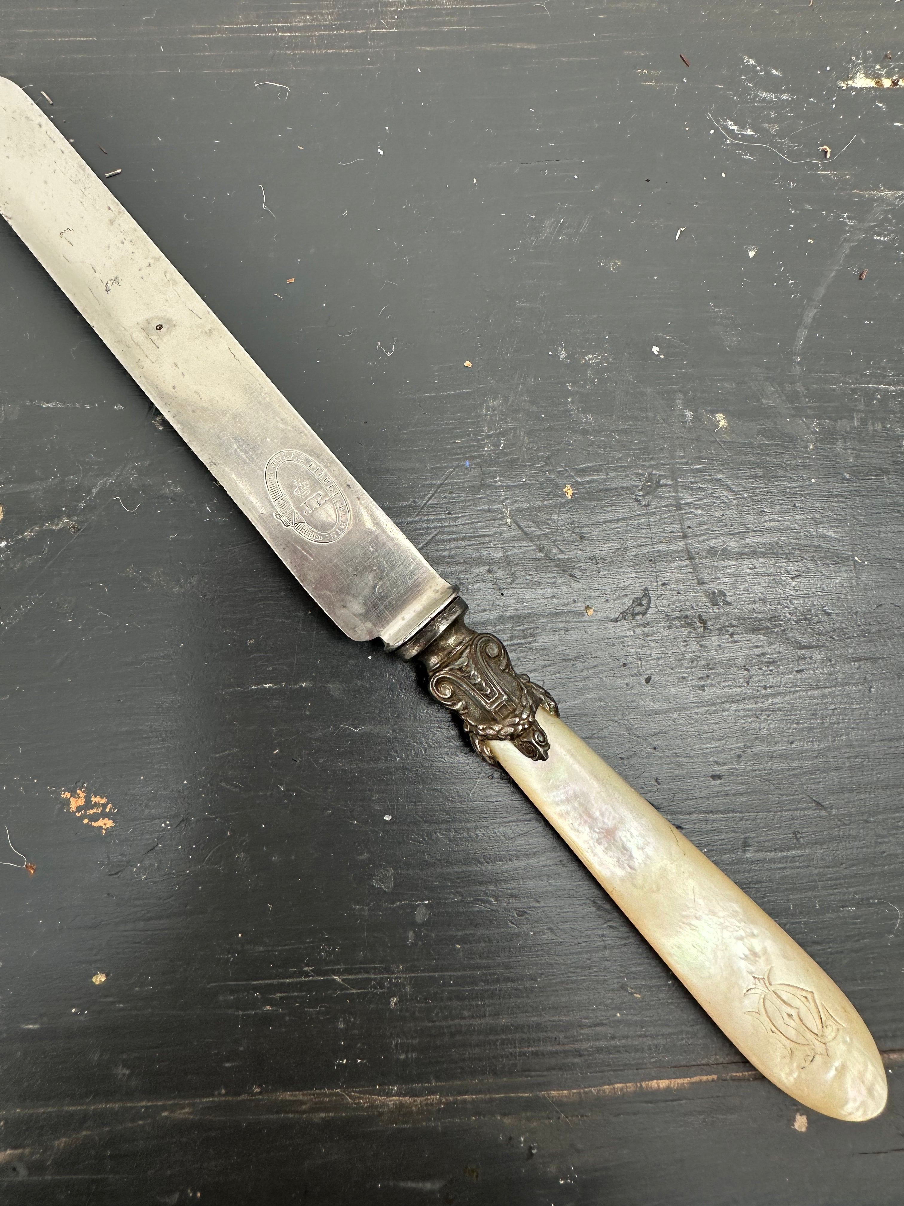 Gl. fransk kniv