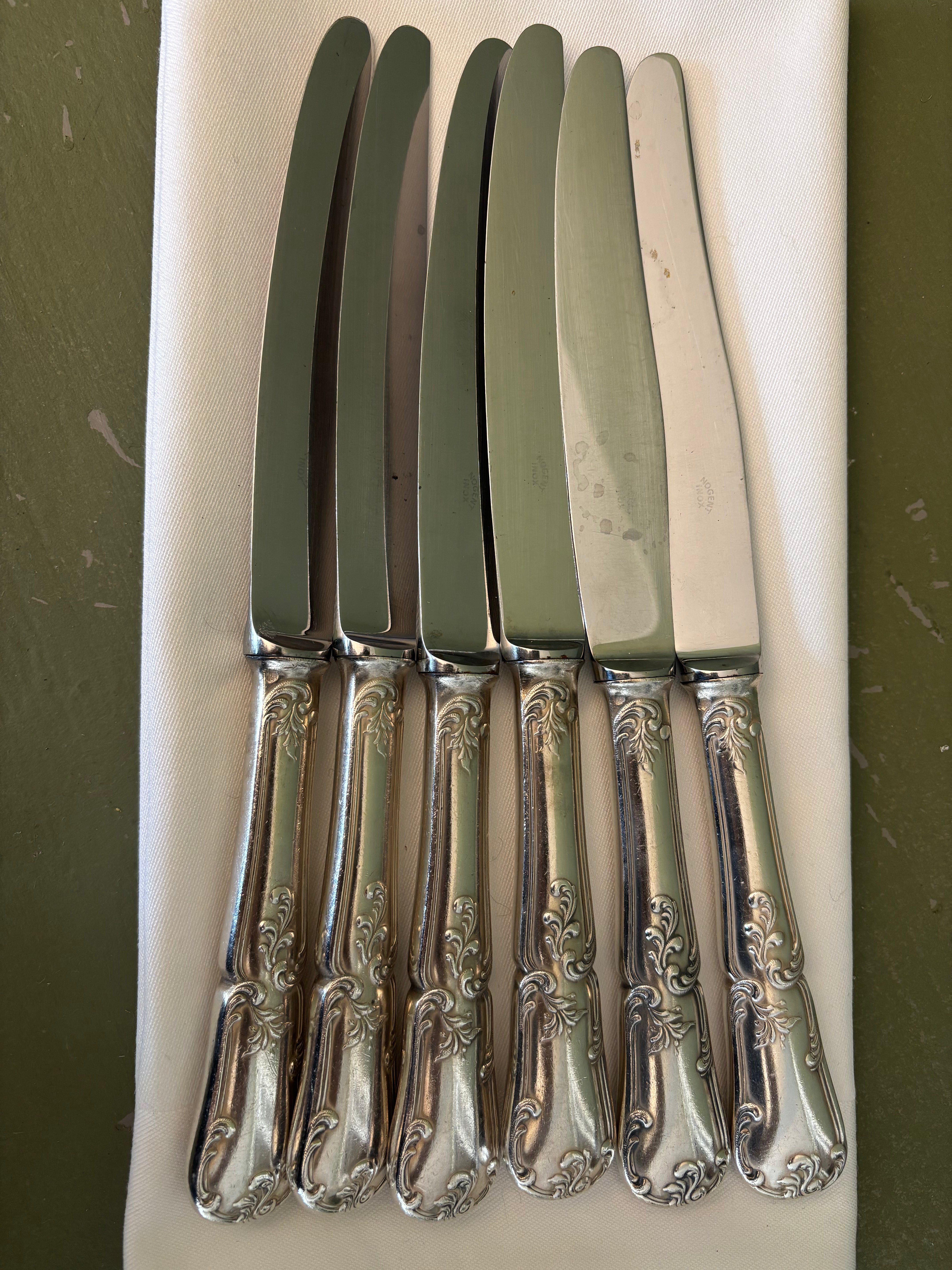 Franske knive, 6 stk.