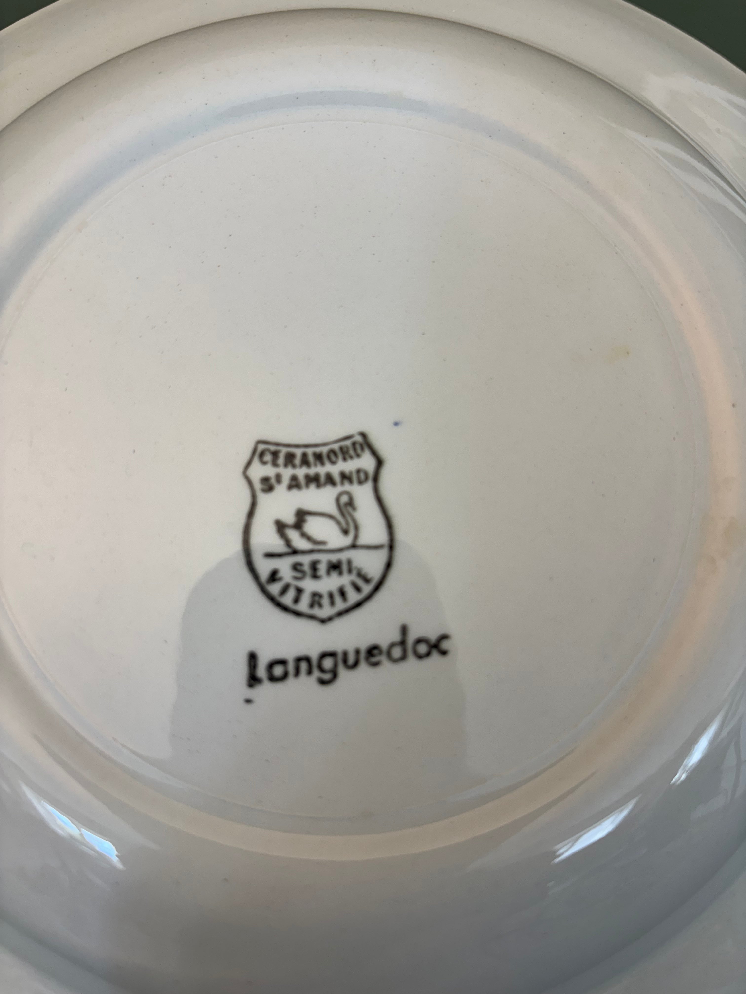 Fransk dybe tallerkener, 11 stk. Ø23 cm.
