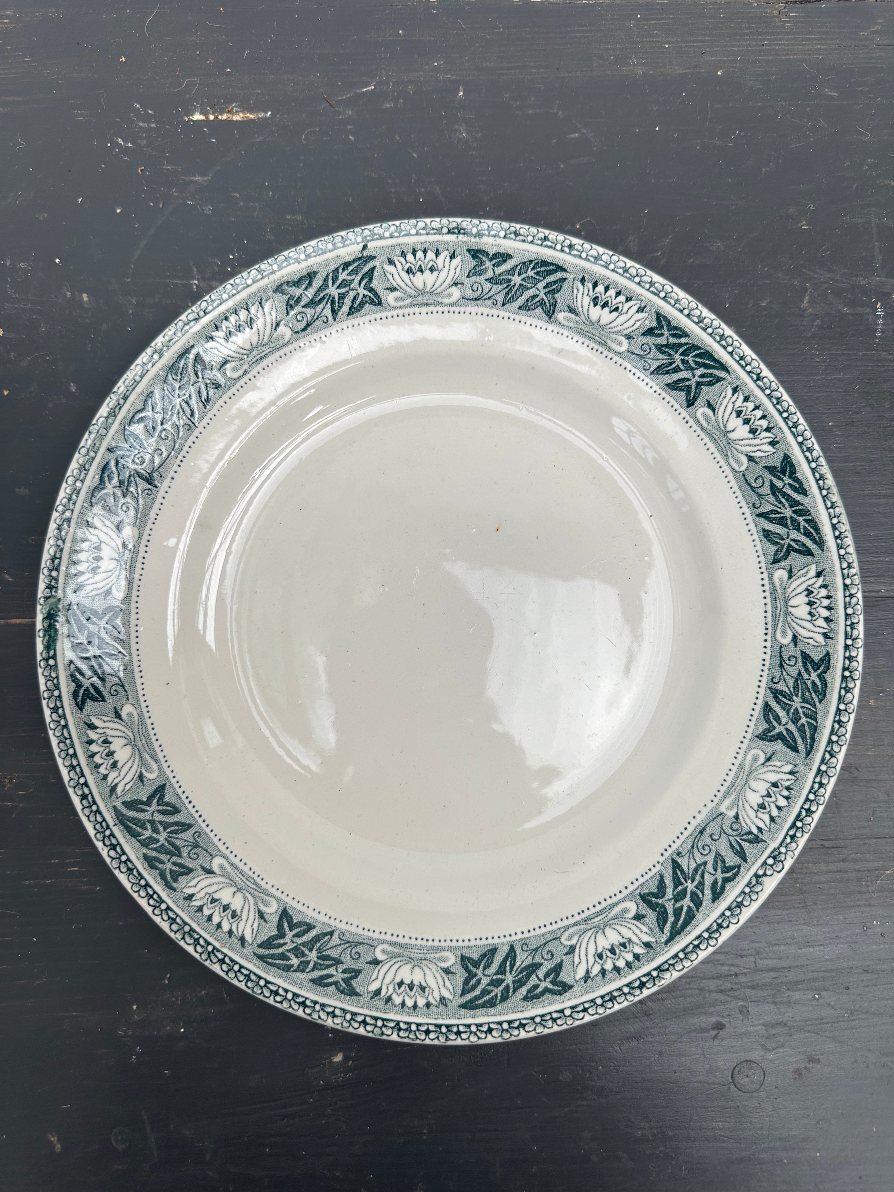 Franske tallerkener, Ø22,5 cm - 6 stk