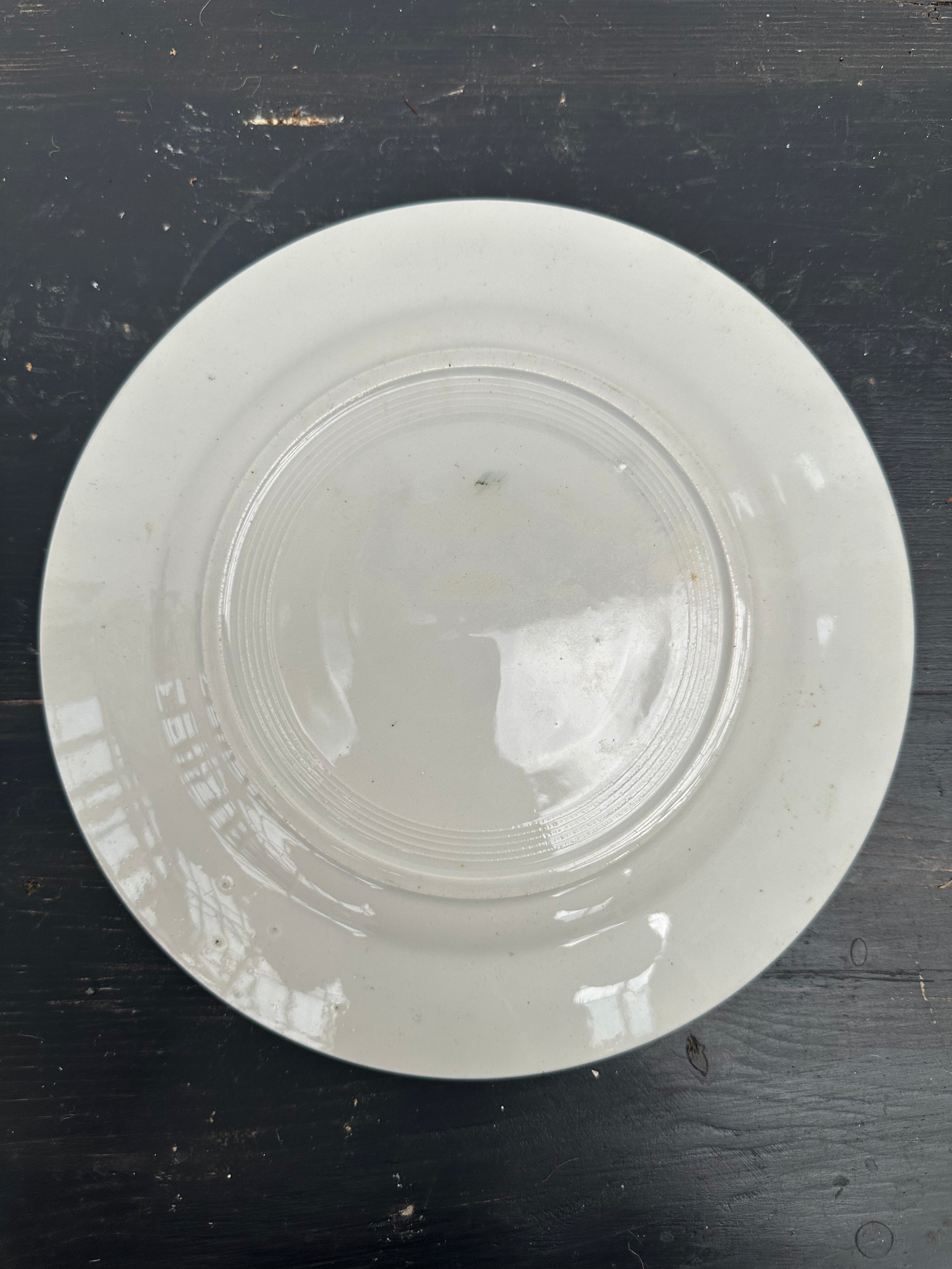 Franske tallerkener, Ø22,5 cm - 6 stk