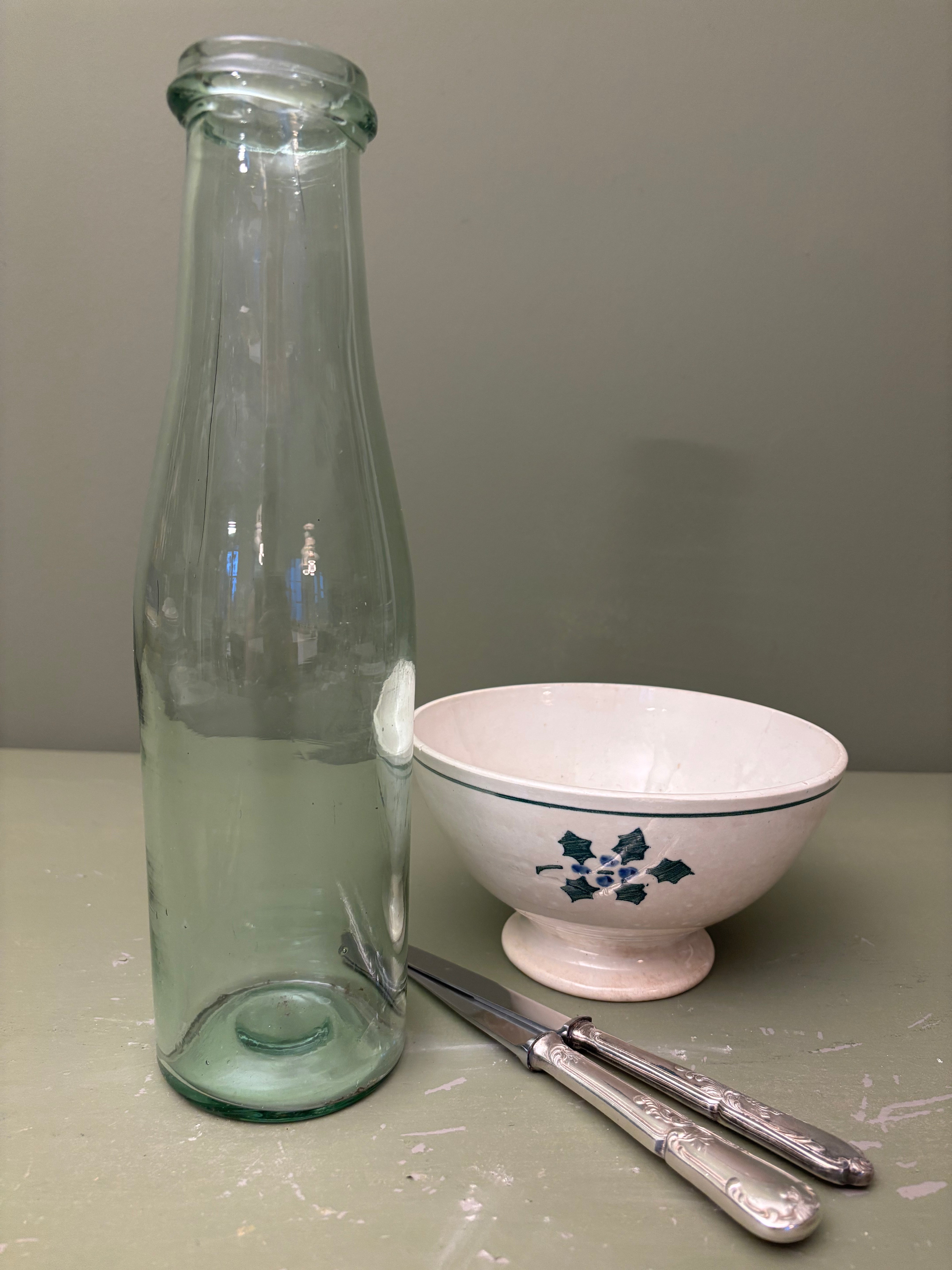 Glaskaraffel, h30,5 cm.