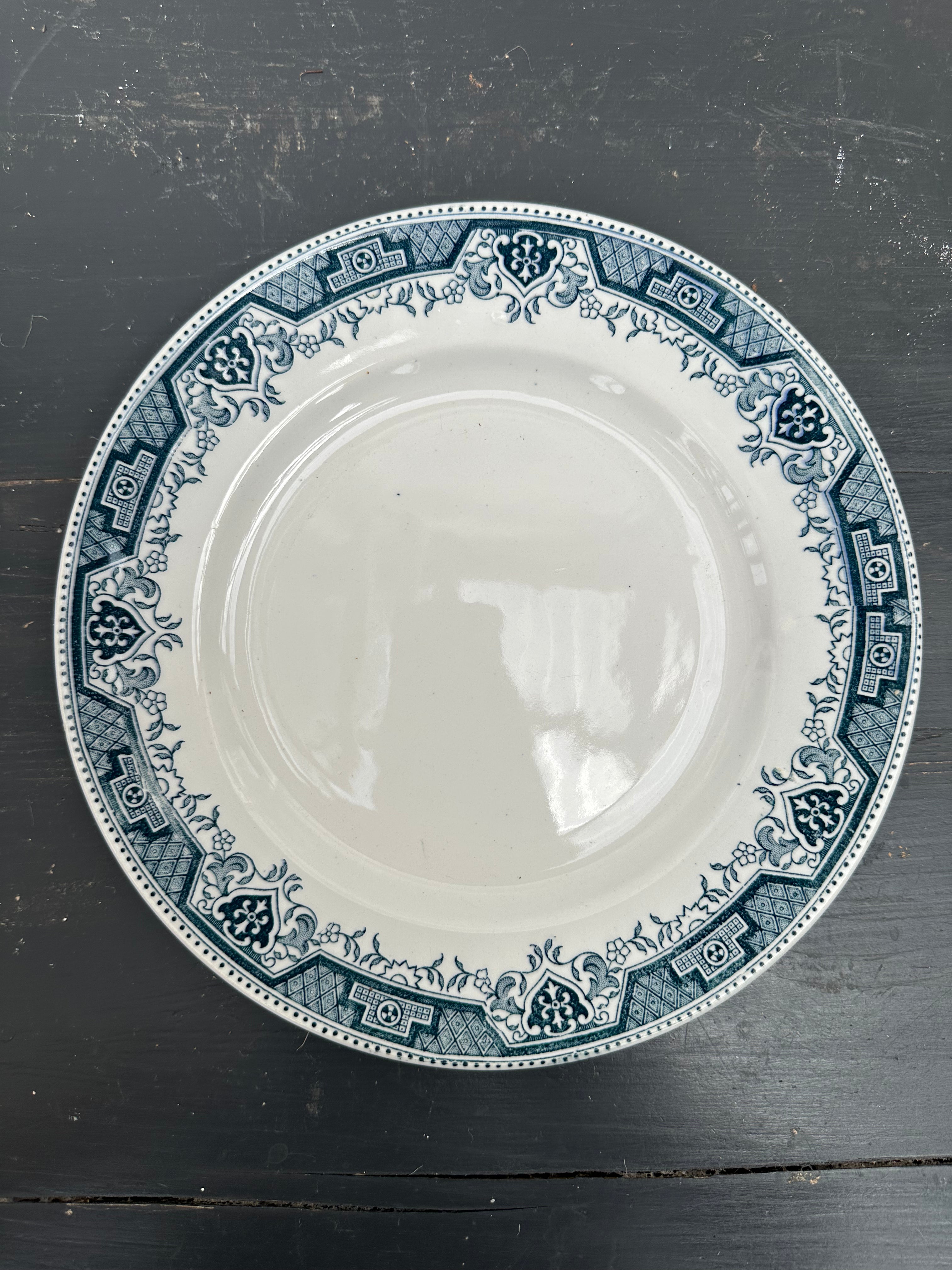 Franske tallerkener, Ø21,5 cm - 6 stk