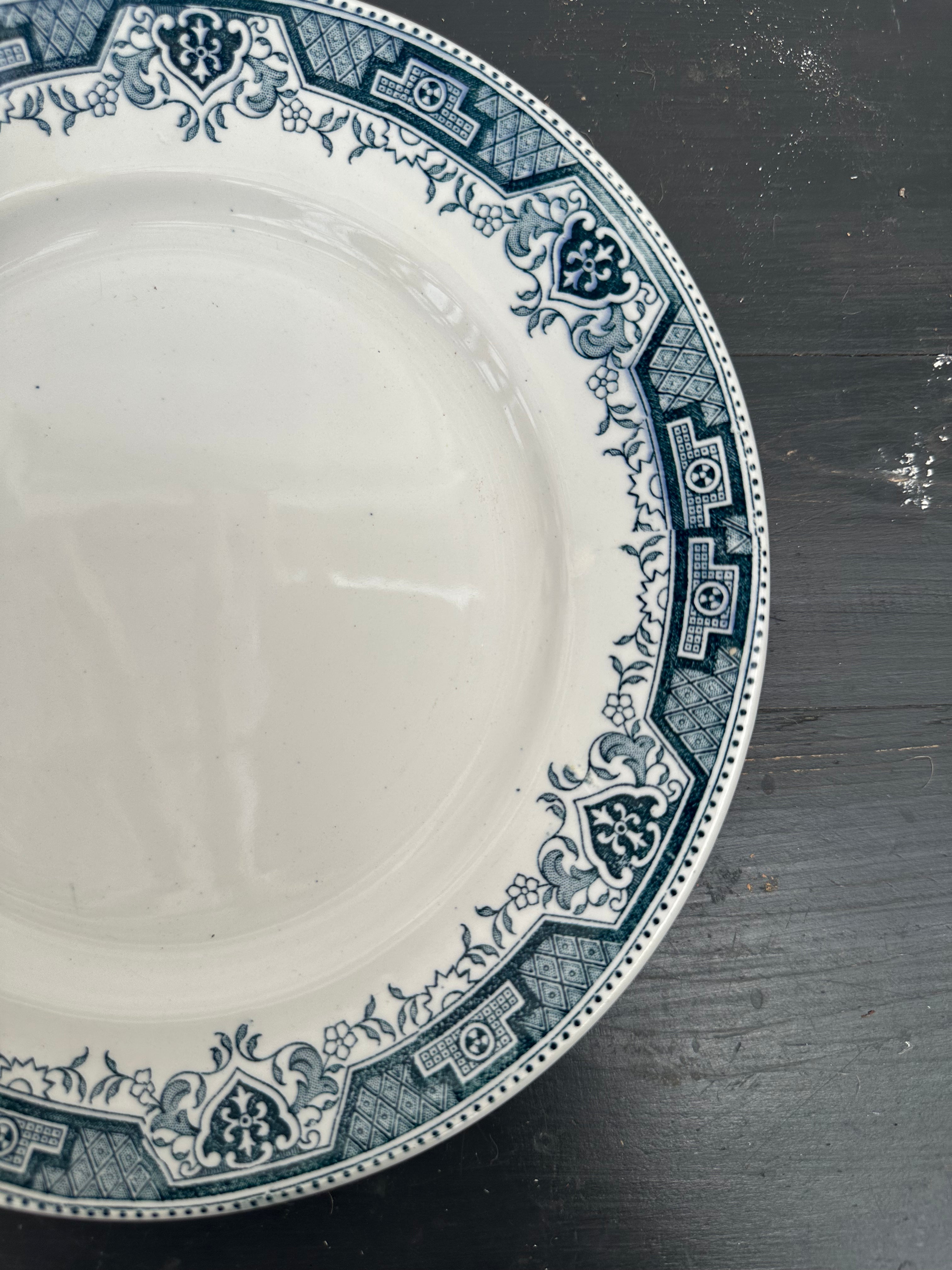 Franske tallerkener, Ø21,5 cm - 6 stk
