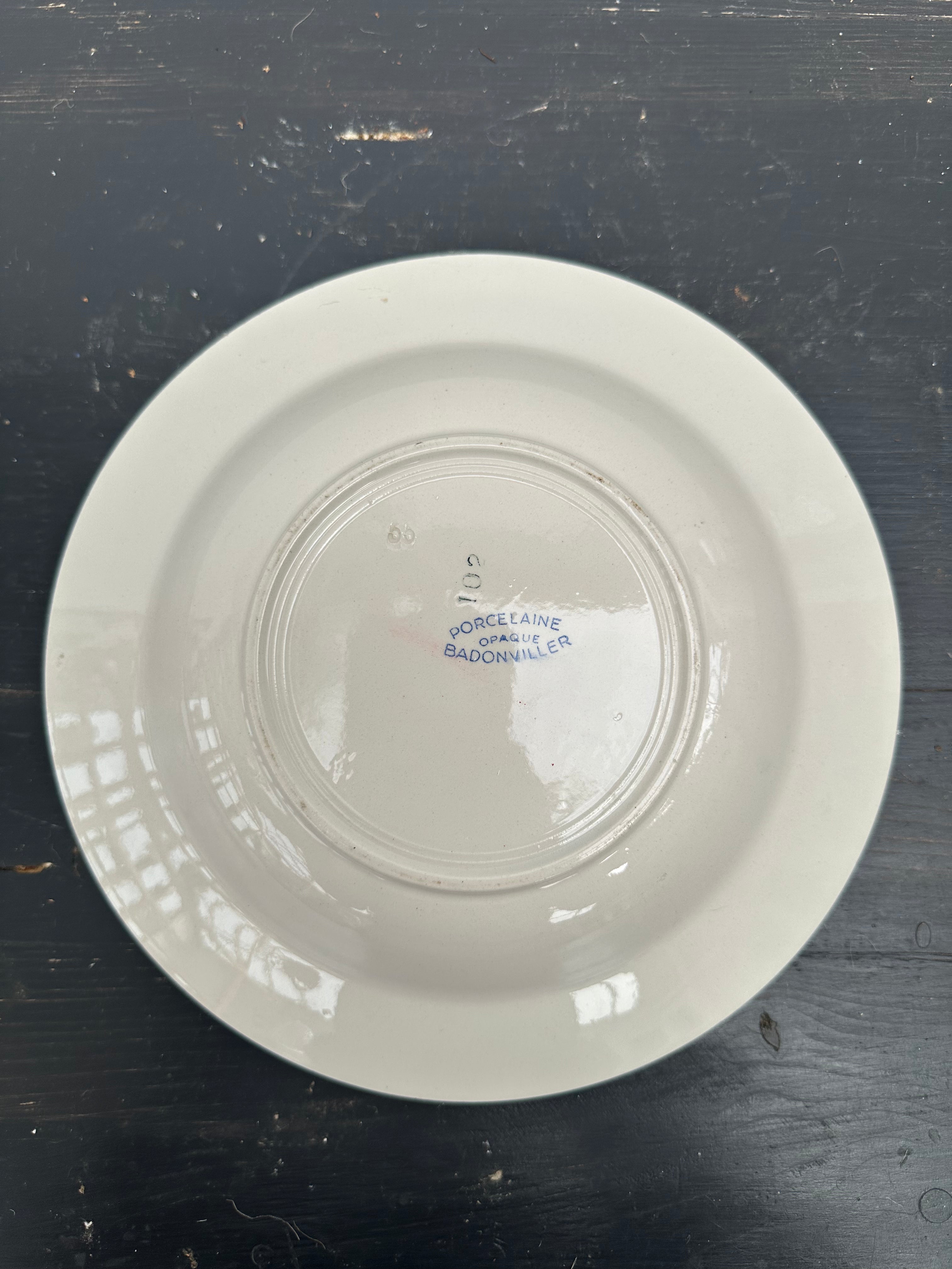 Dybe franske tallerkner, Ø22,5 cm - 6 stk