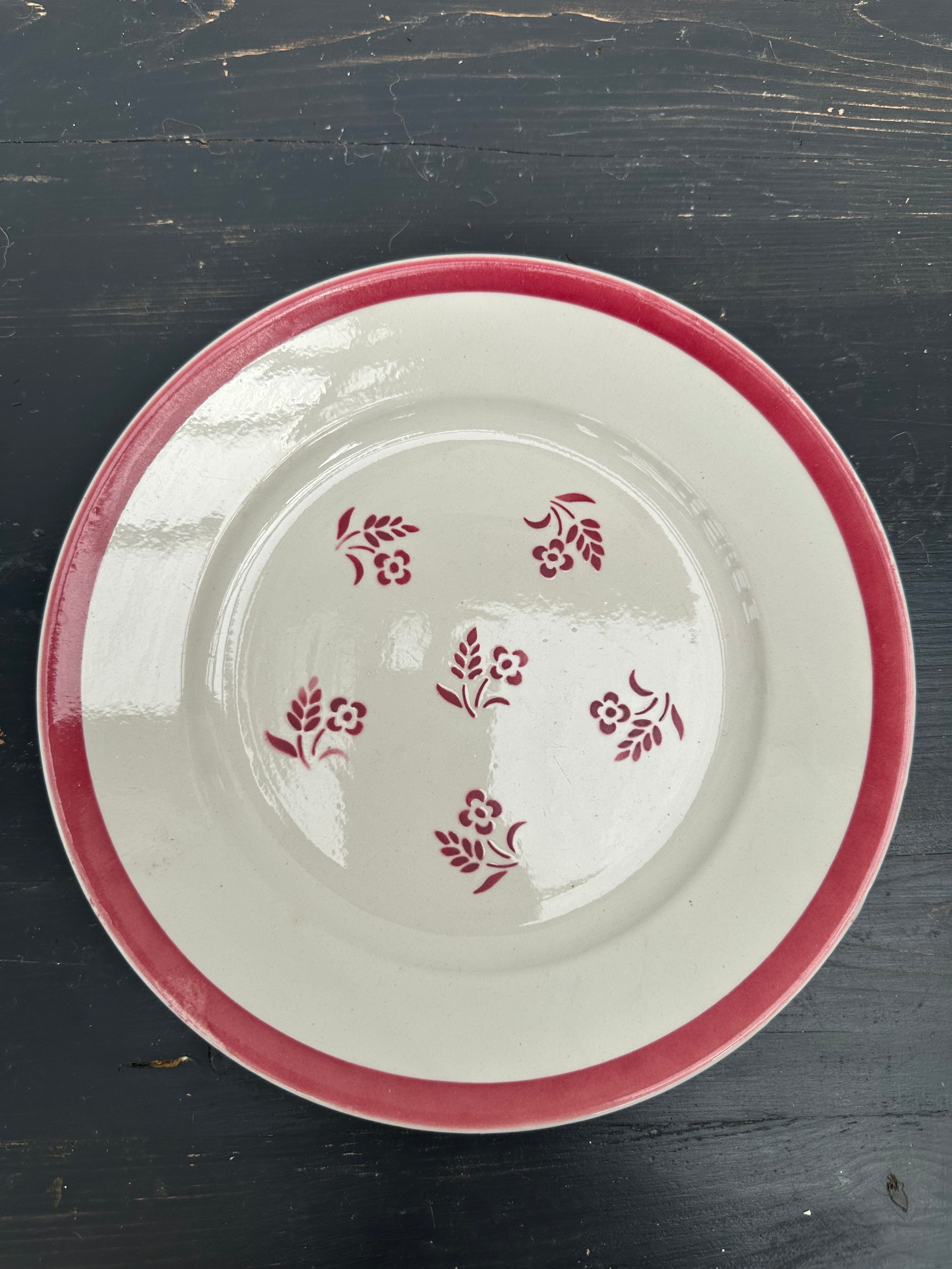 French plates, Ø23 cm - 6 pcs.