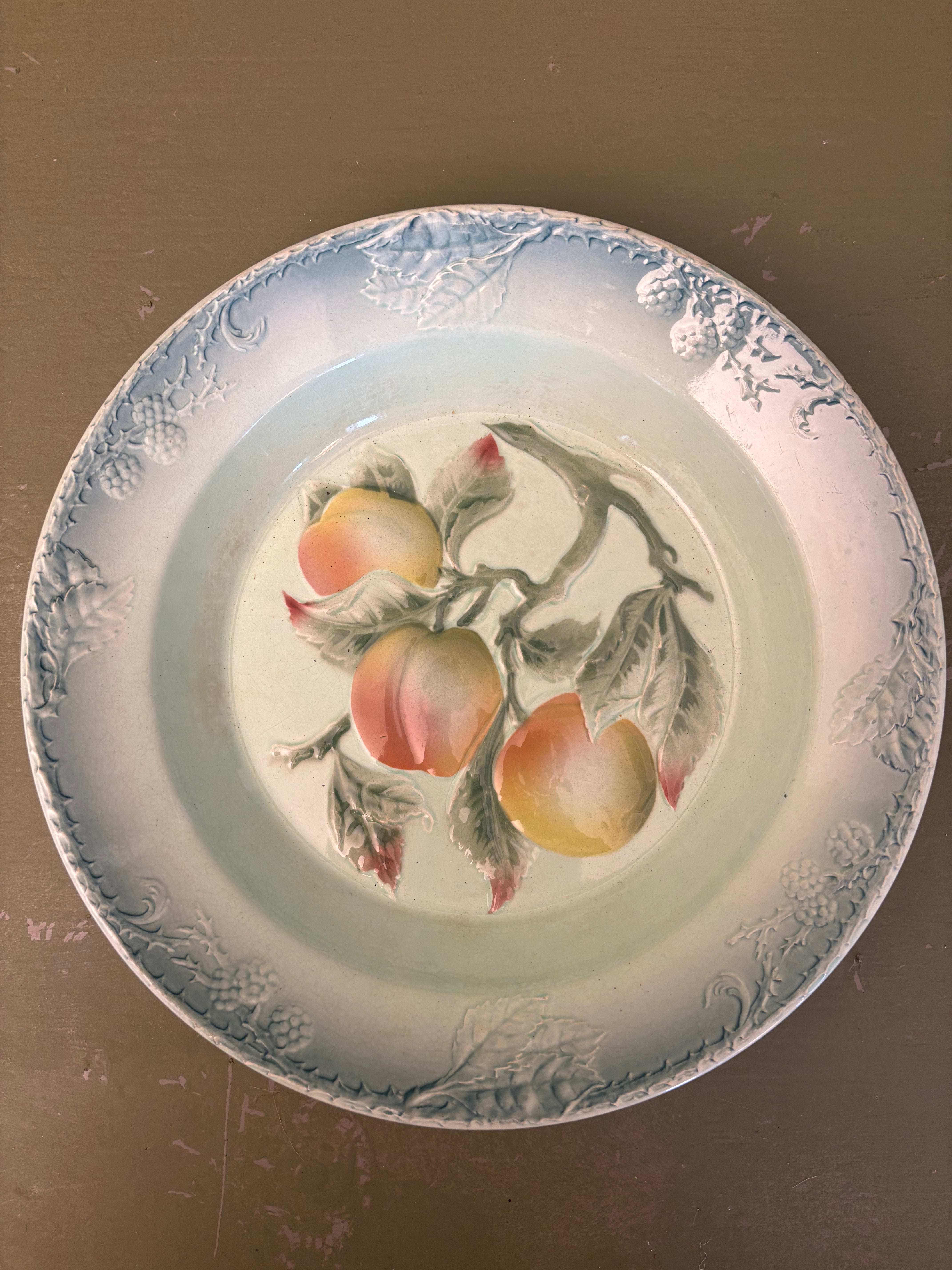 Fad m/æbler, Ø25,5 cm.