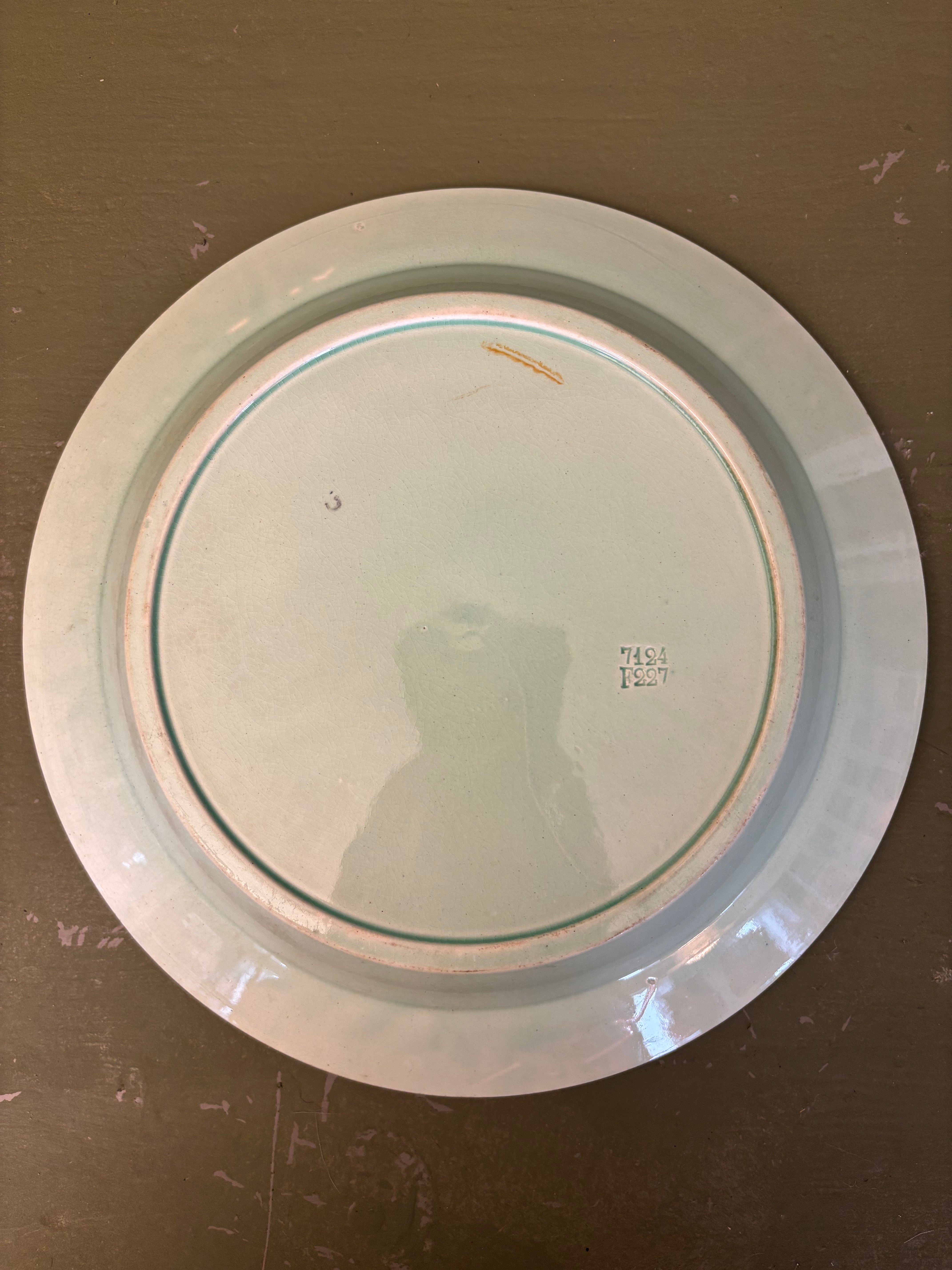 Fad m/æbler, Ø25,5 cm.