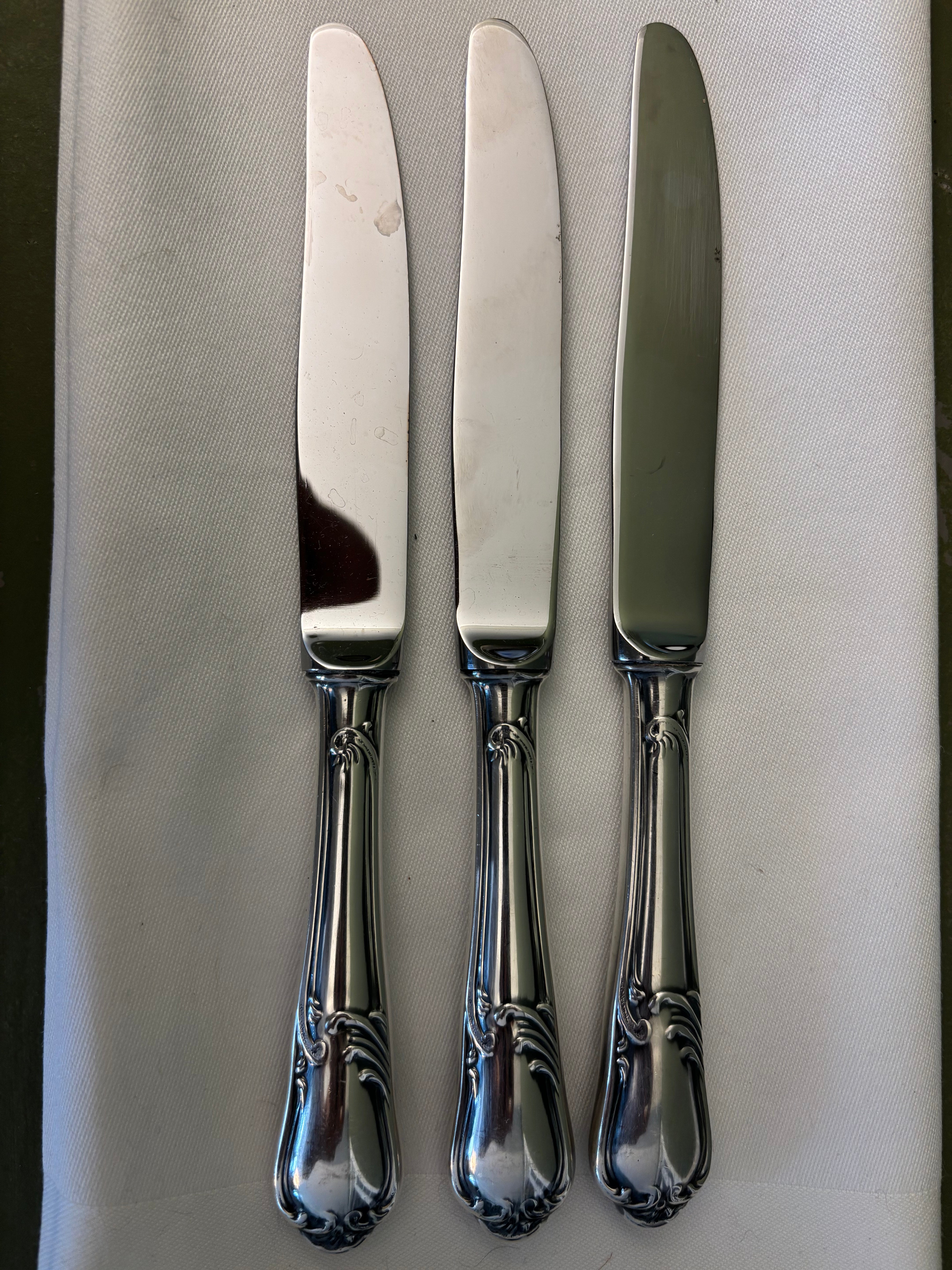 Franske knive, 12 stk. 21 cm.