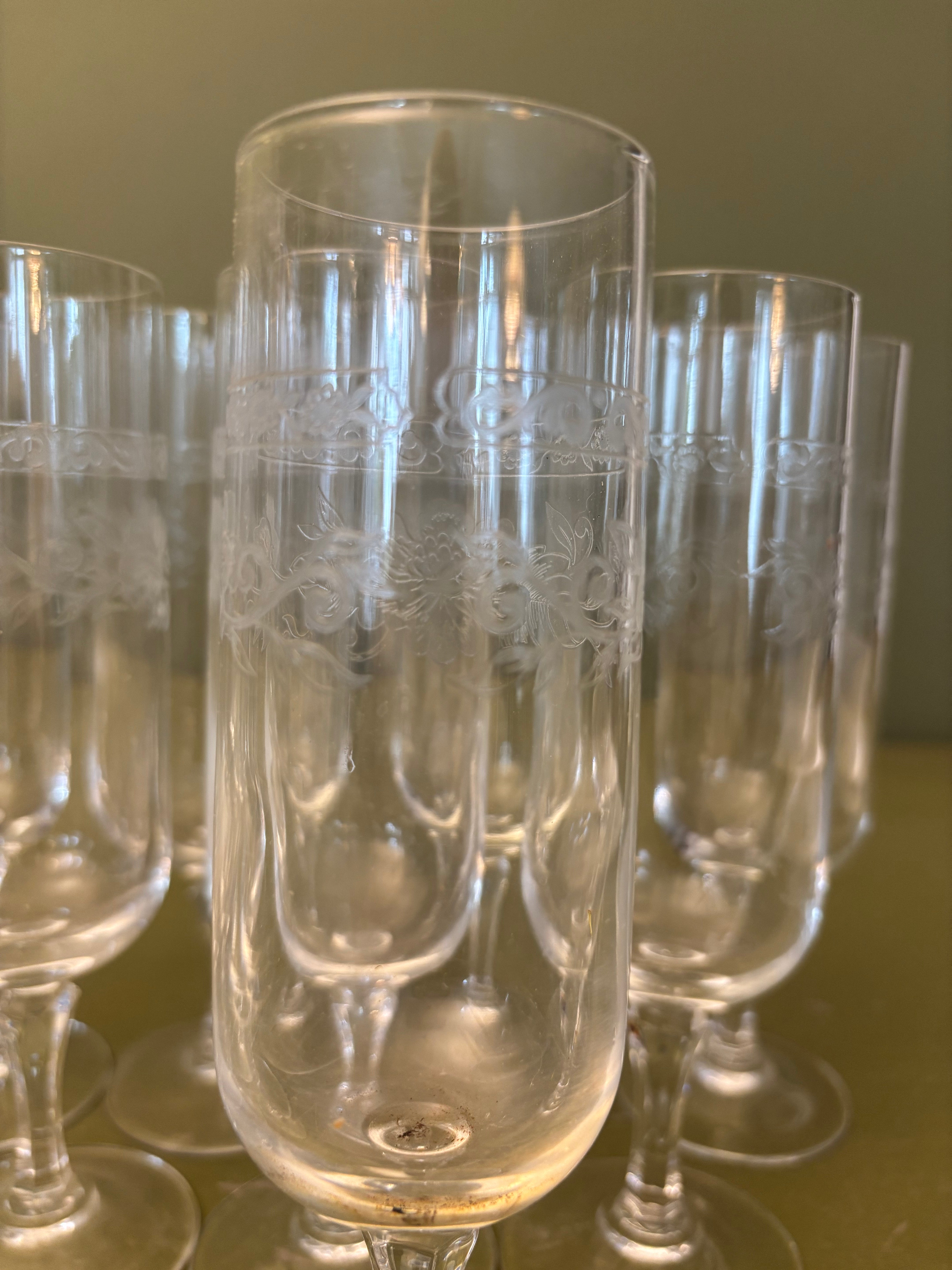 Champagnefløjter, 11 stk.