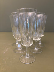 Champagnefløjter, 6 stk. h15,5 cm.