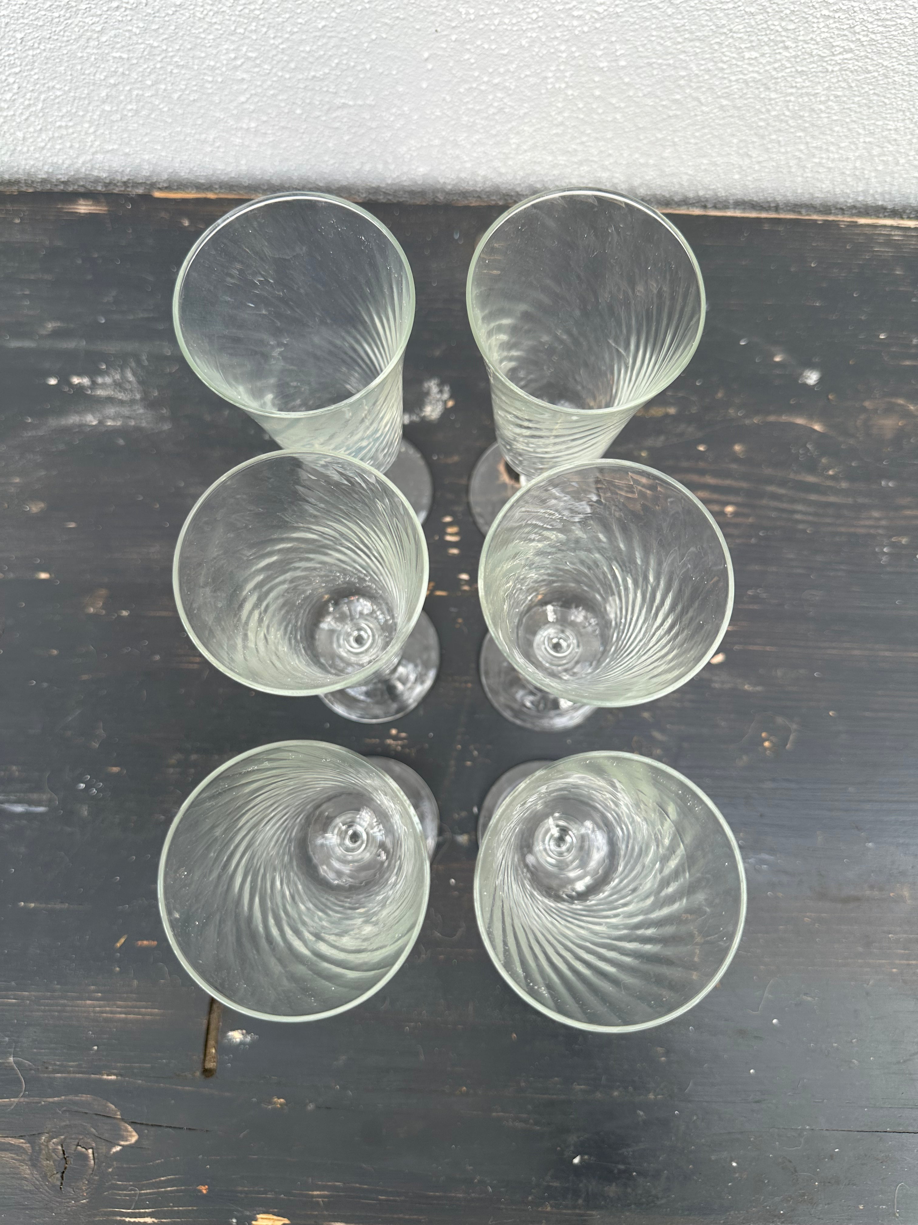 Champagnefløjter - 6 stk
