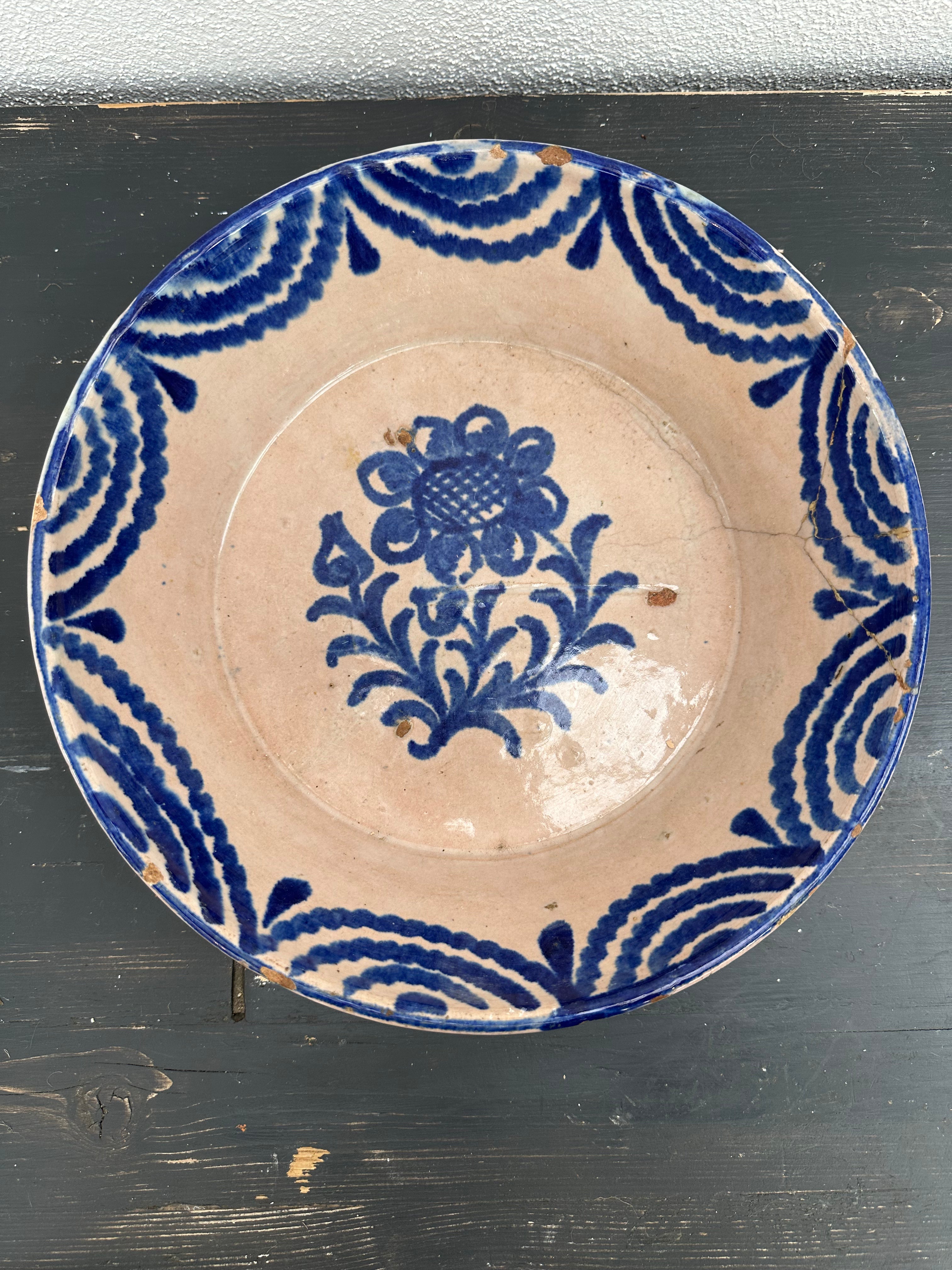 Spansk skål, Ø28,5 cm
