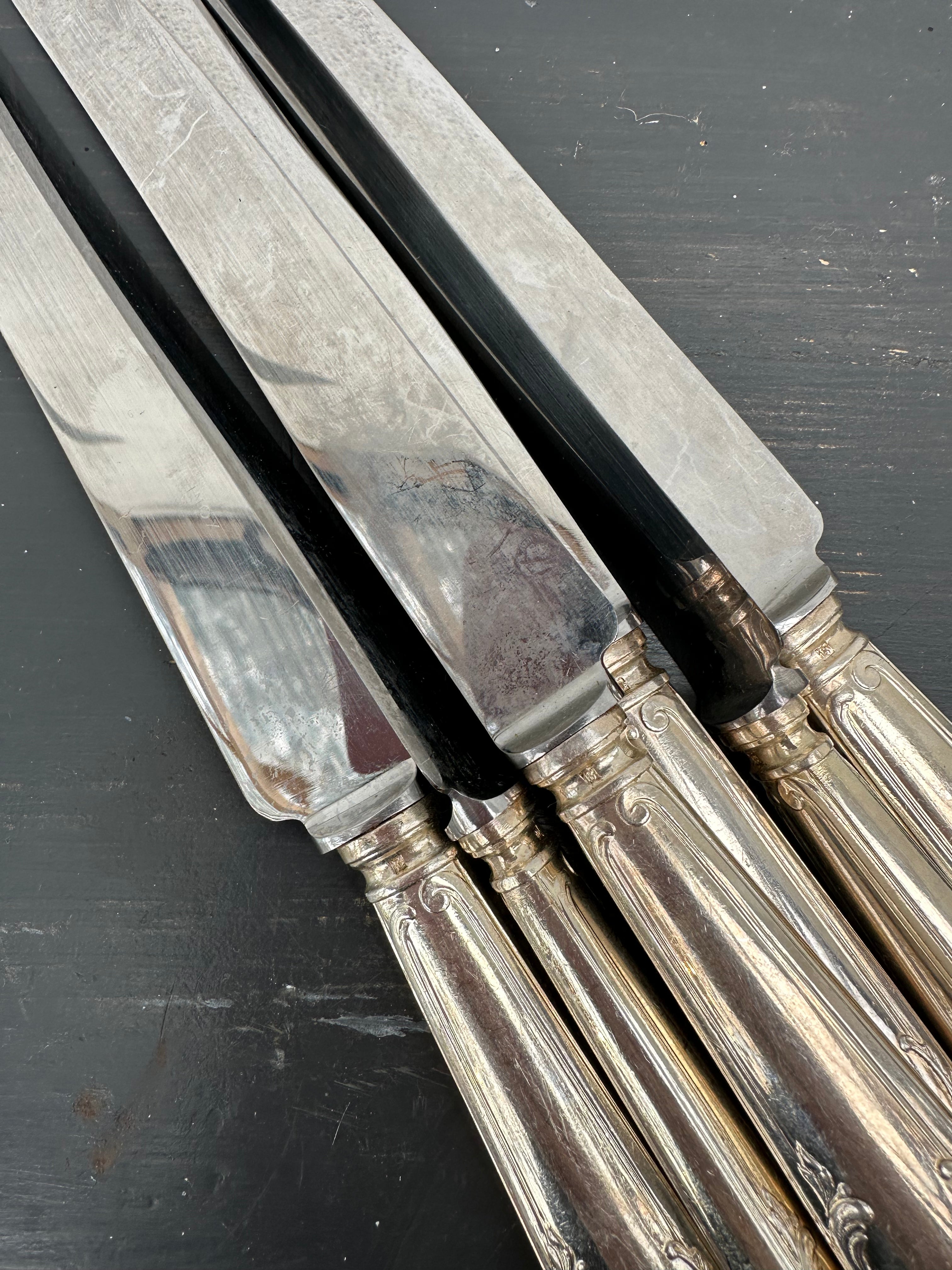 Franske knive - 6 stk.