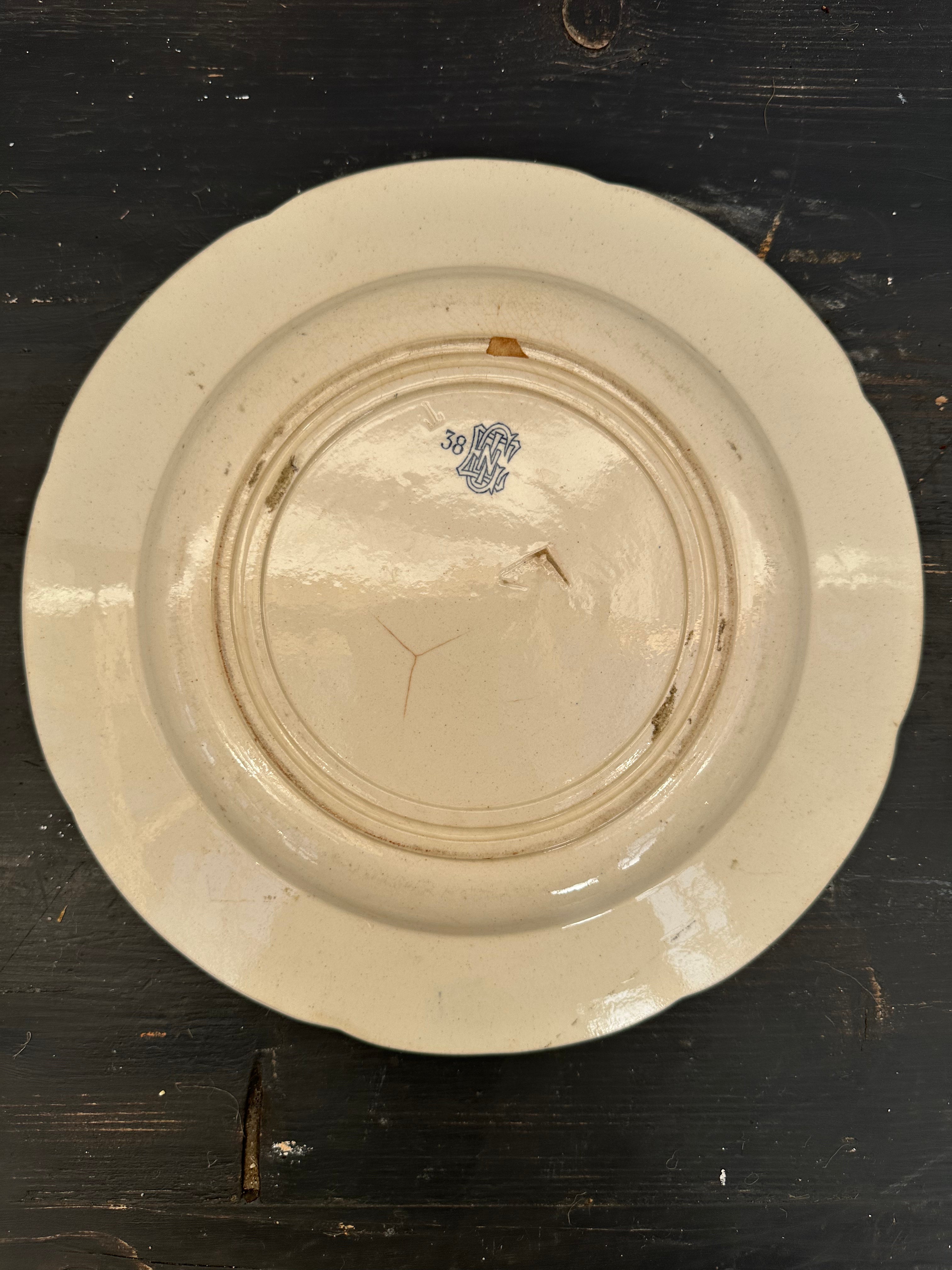 Dybe franske tallerkener, Ø26 cm - 6 stk.