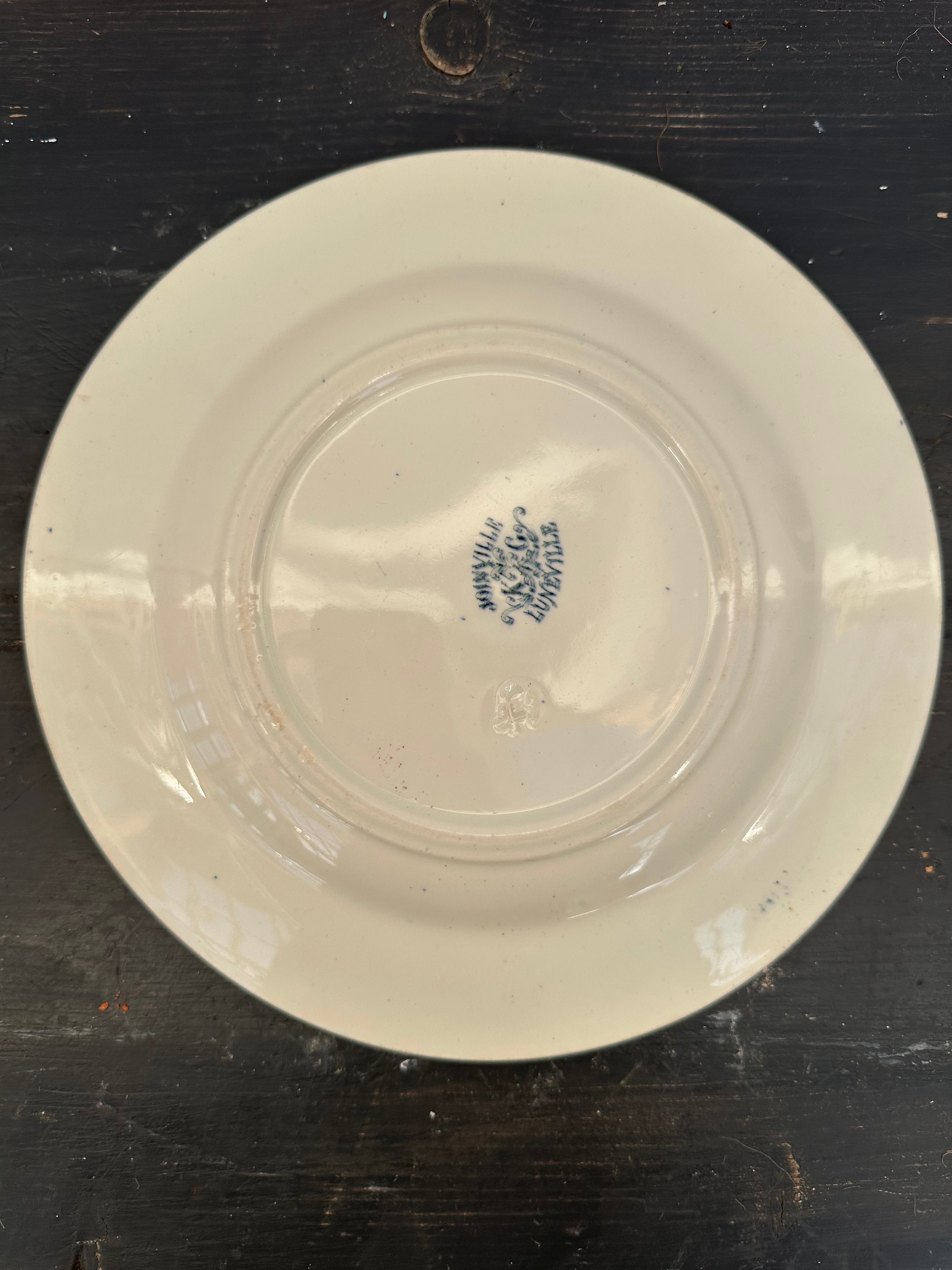 Franske tallerkener, Ø23 cm - 6 stk.