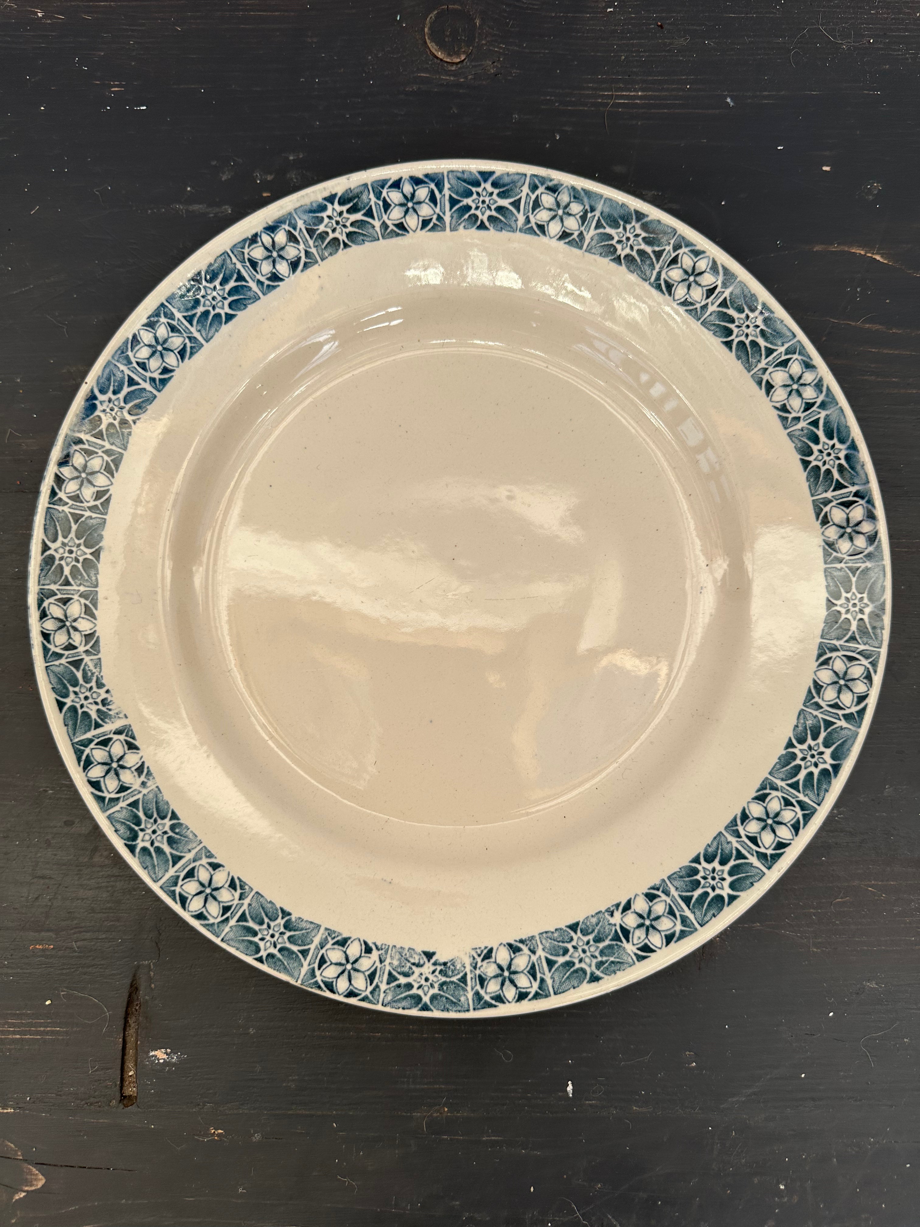 Franske tallerkener, Ø25 cm - 6 stk.