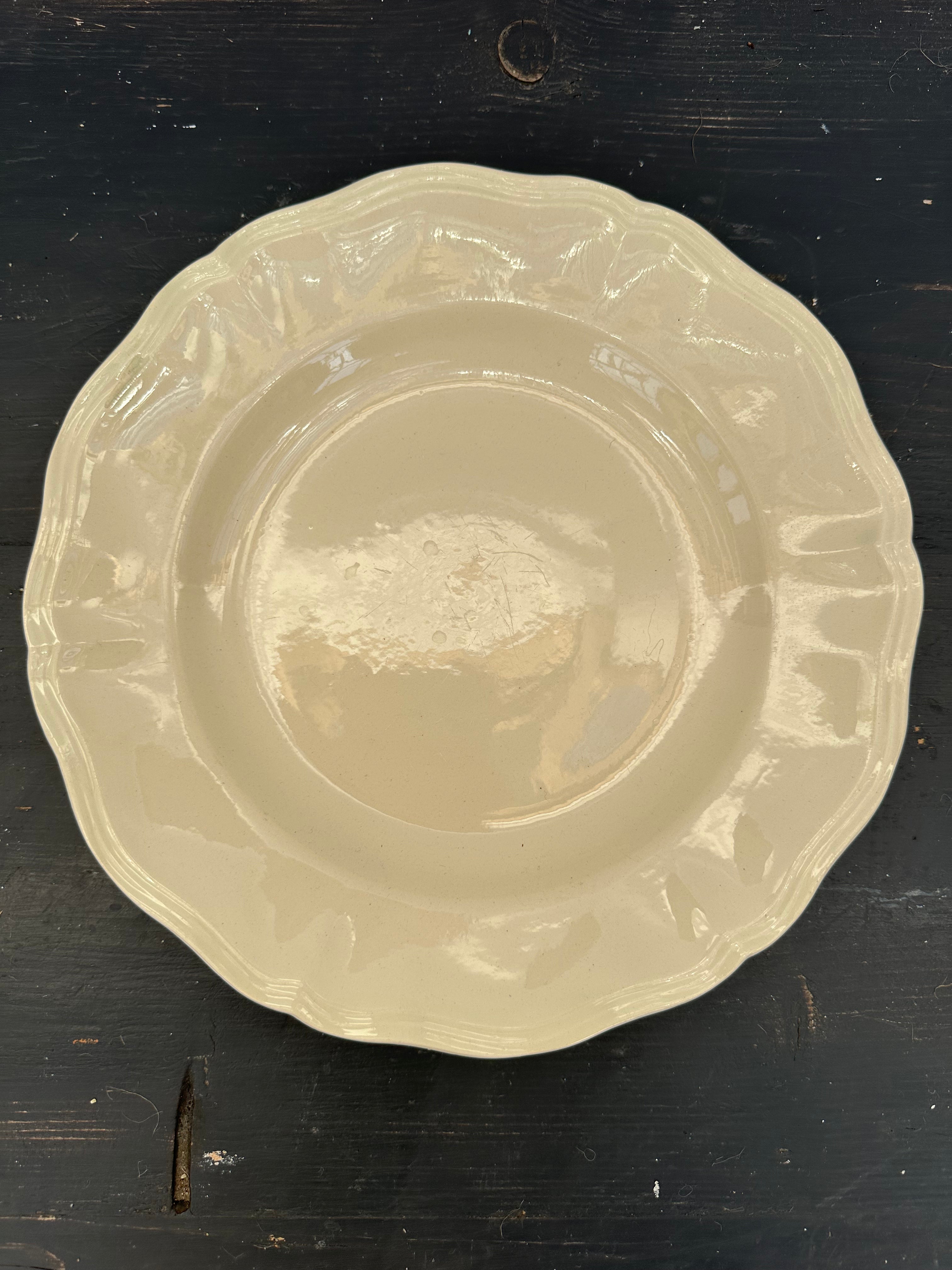 Franske tallerkener, Ø24,5 cm - 6 stk.