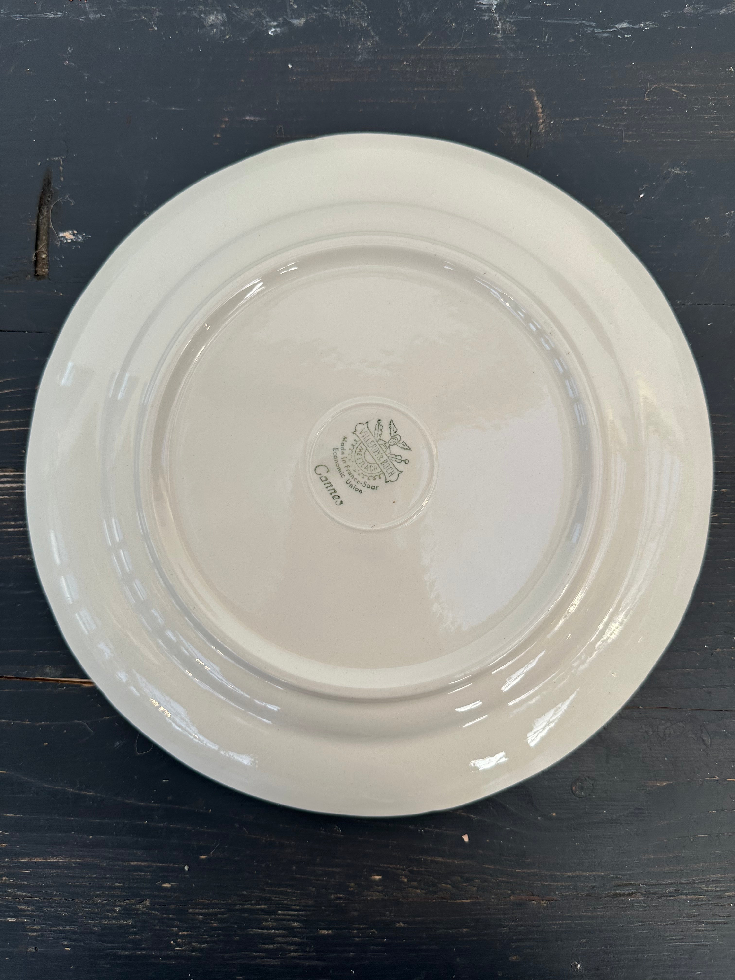 Fransk tallerken, Ø25 cm