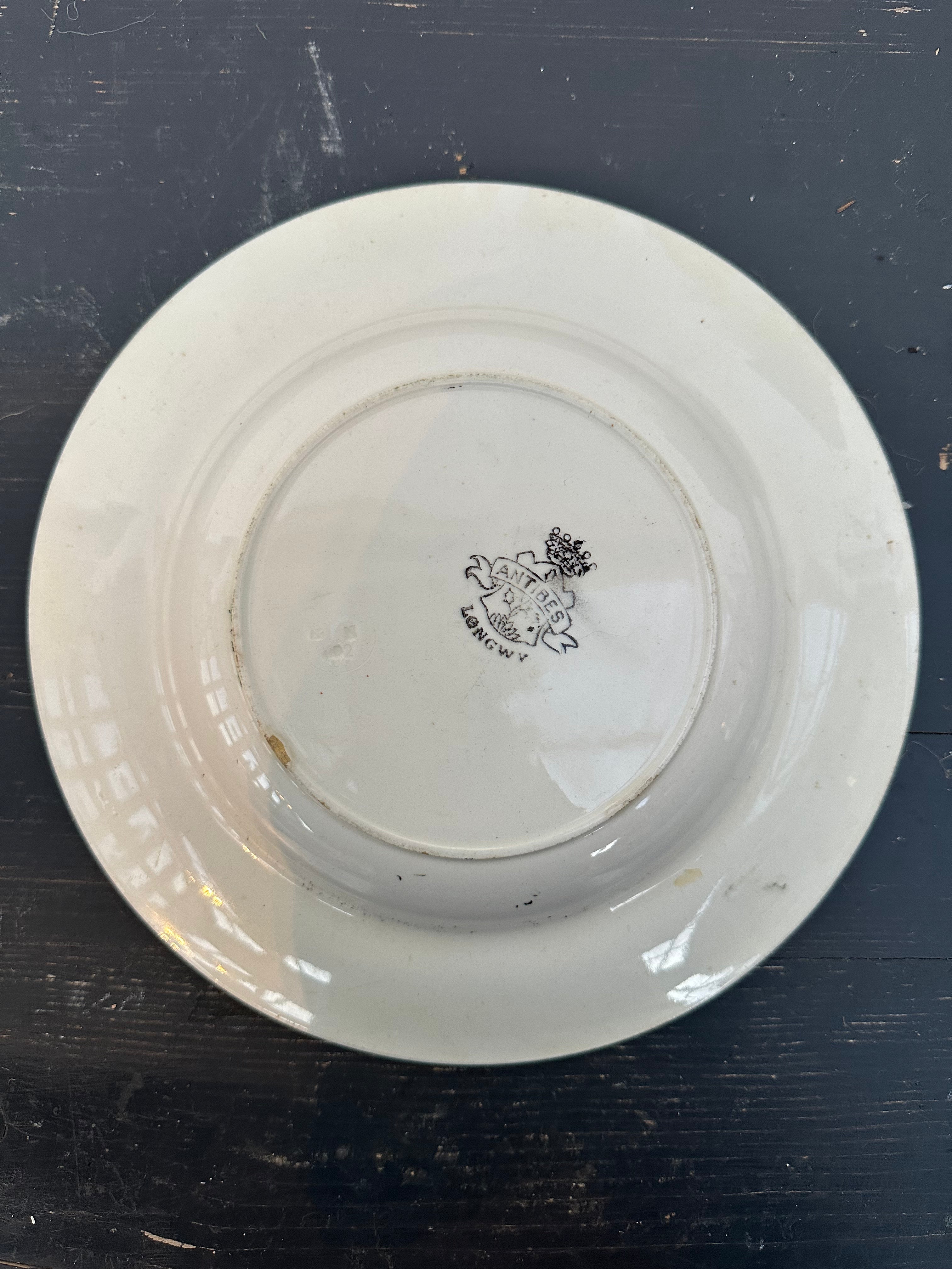 Dybe franske tallerkener, Ø23,5 cm - 6 stk.