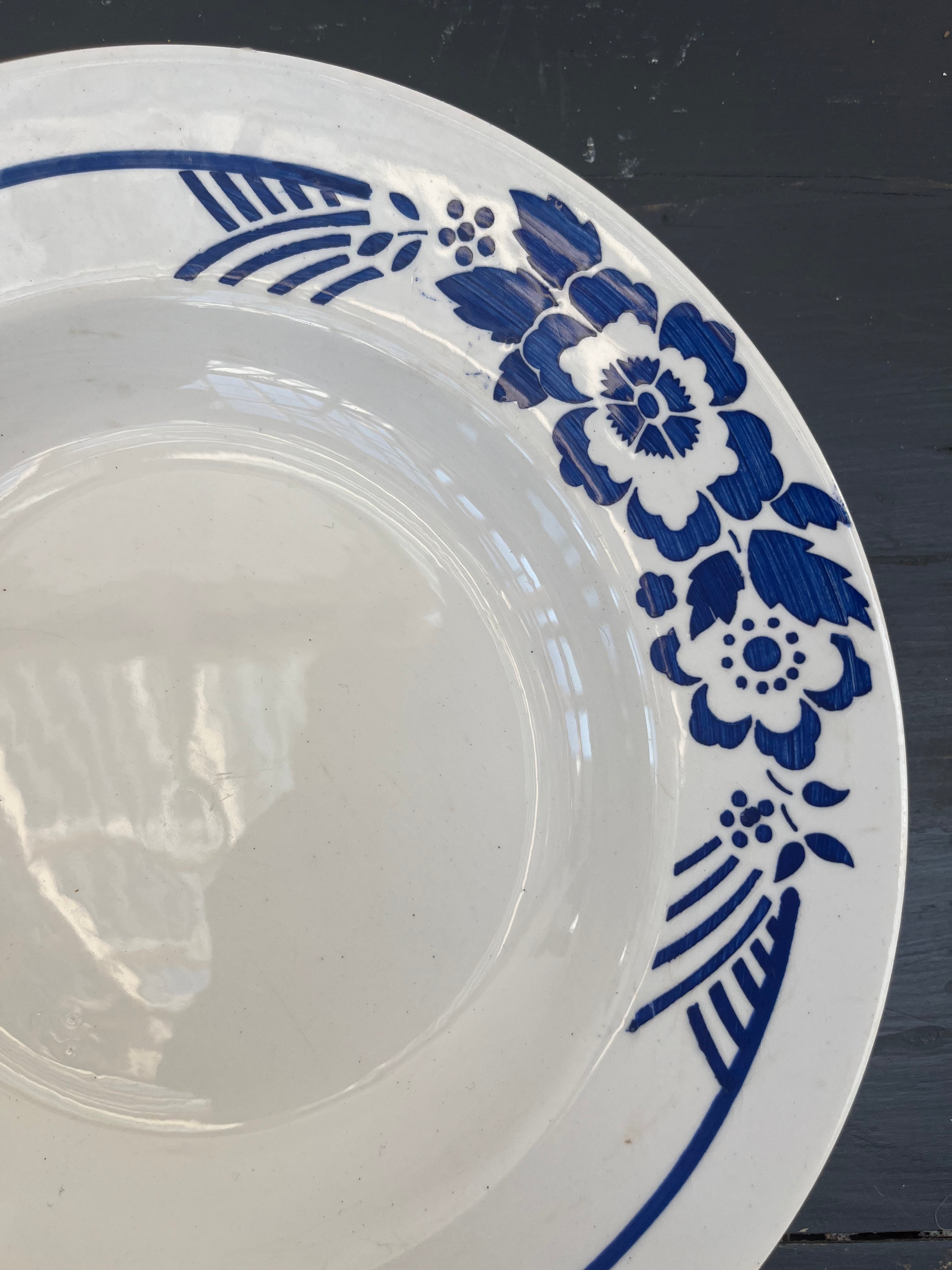 Franske dybe tallerkener, Ø22 cm - 6 stk