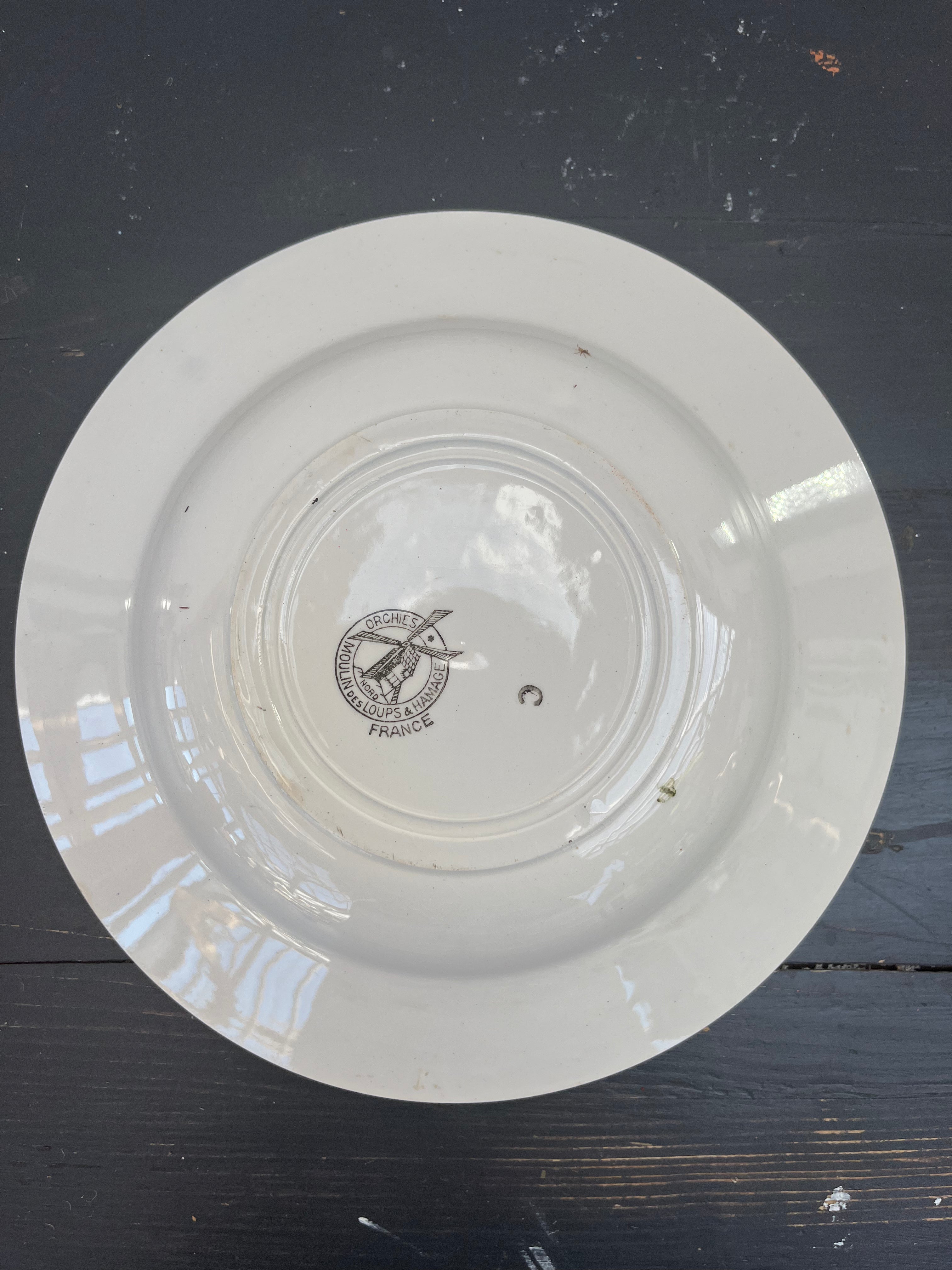 Franske dybe tallerkener, Ø22 cm - 6 stk