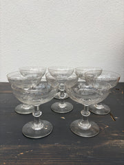 Champagne glasses, 8 pcs.