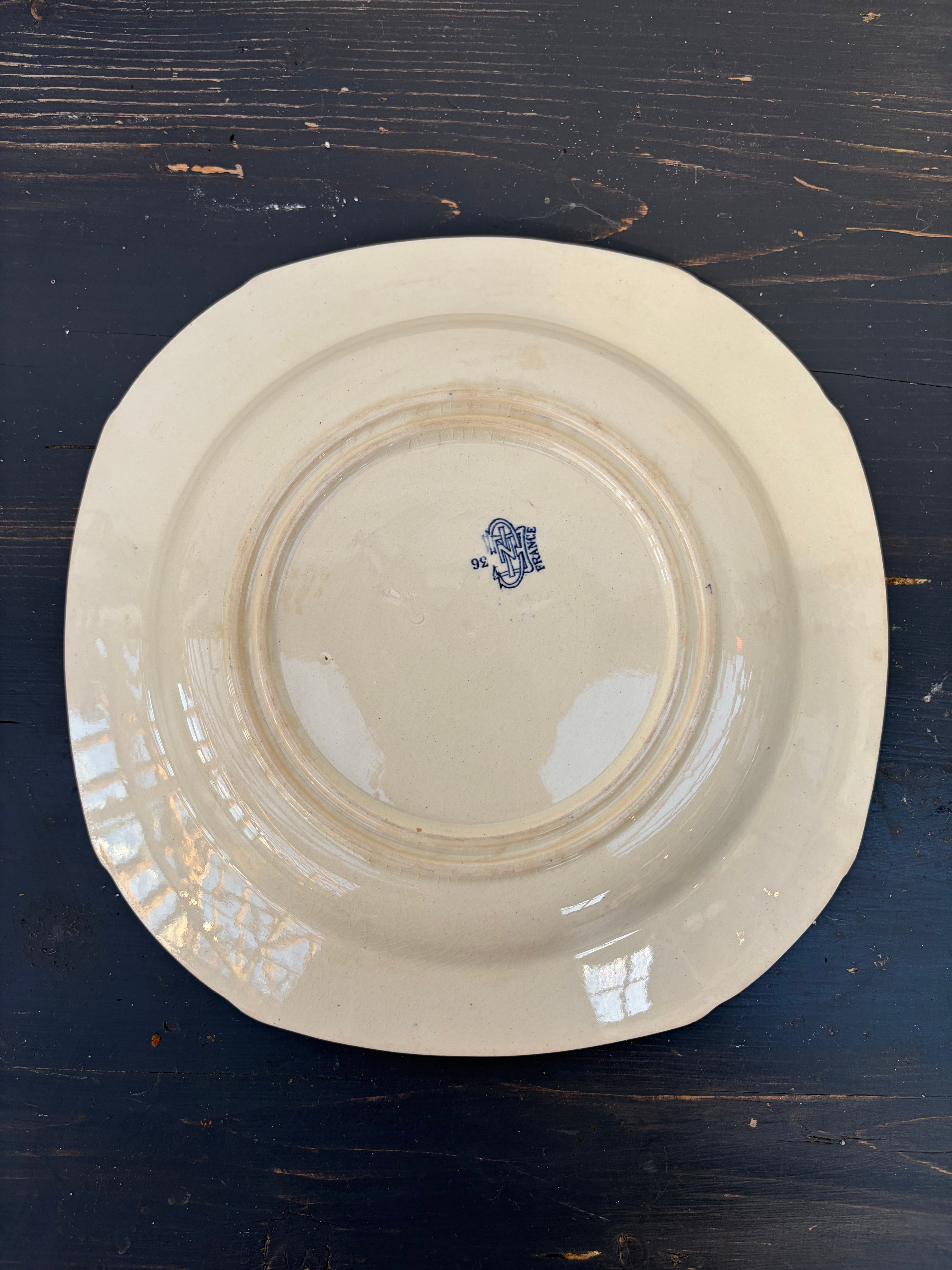 Deep French plates, Ø25 cm - 6 pcs.