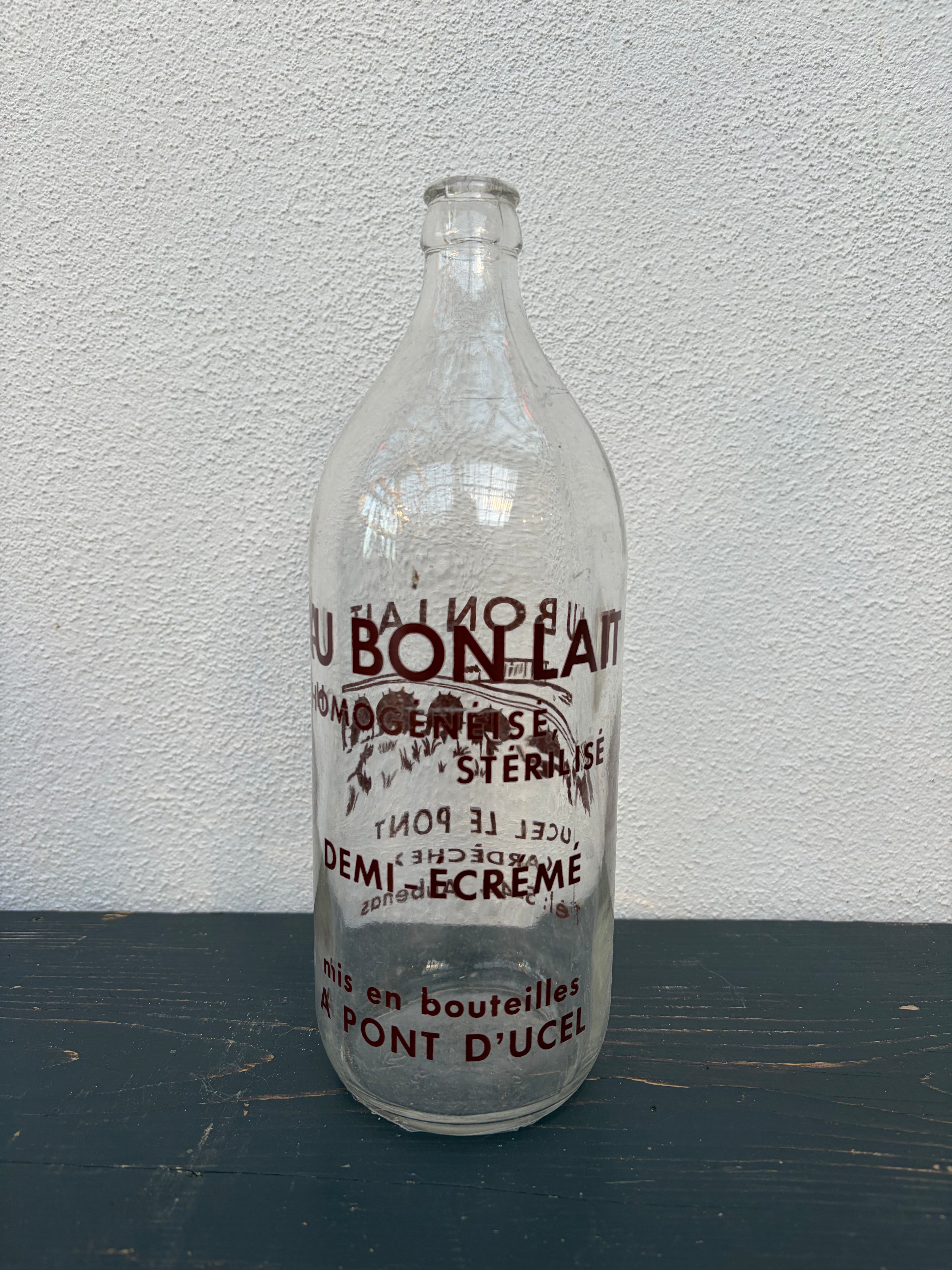 French milk bottle
