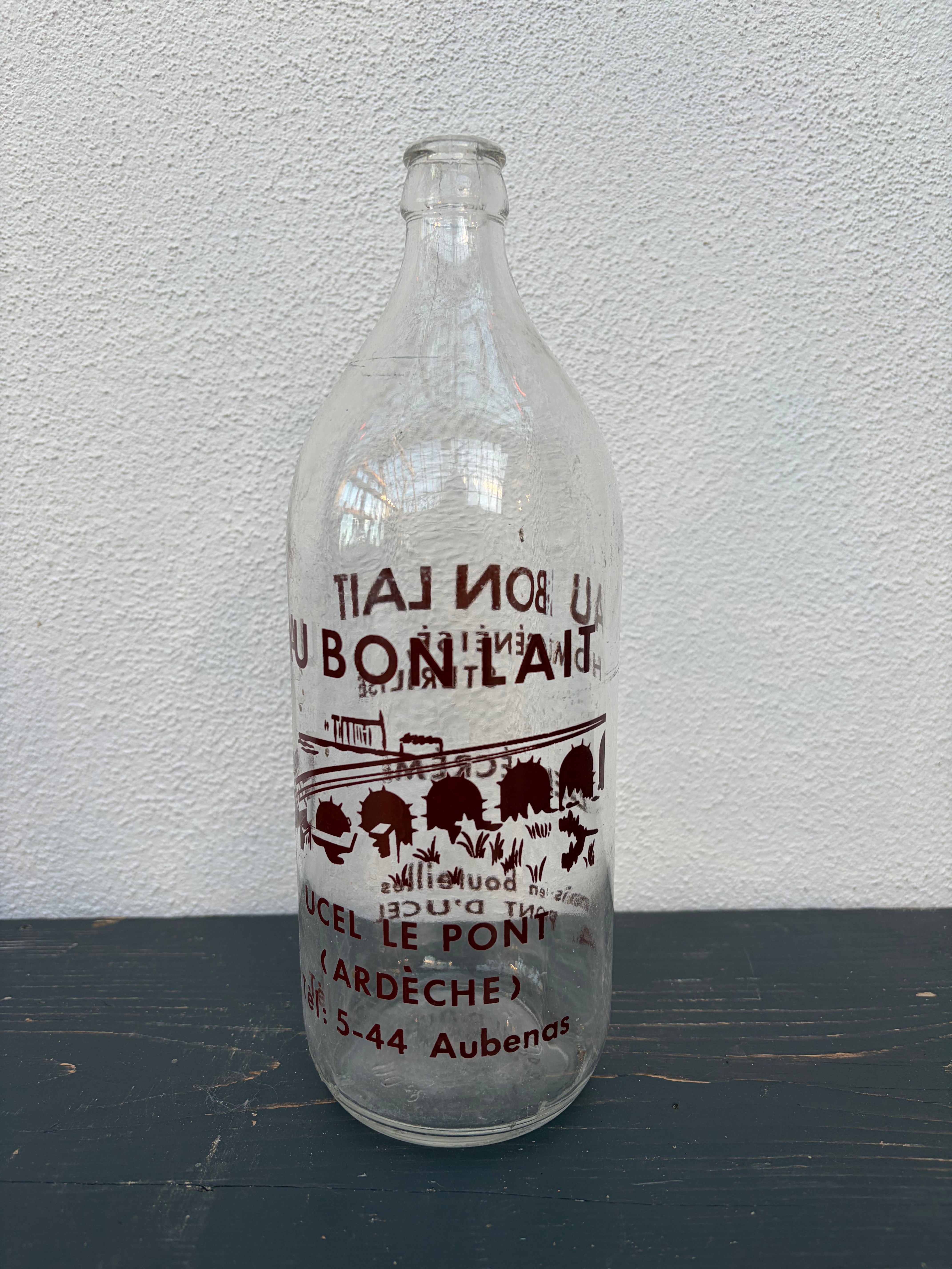French milk bottle