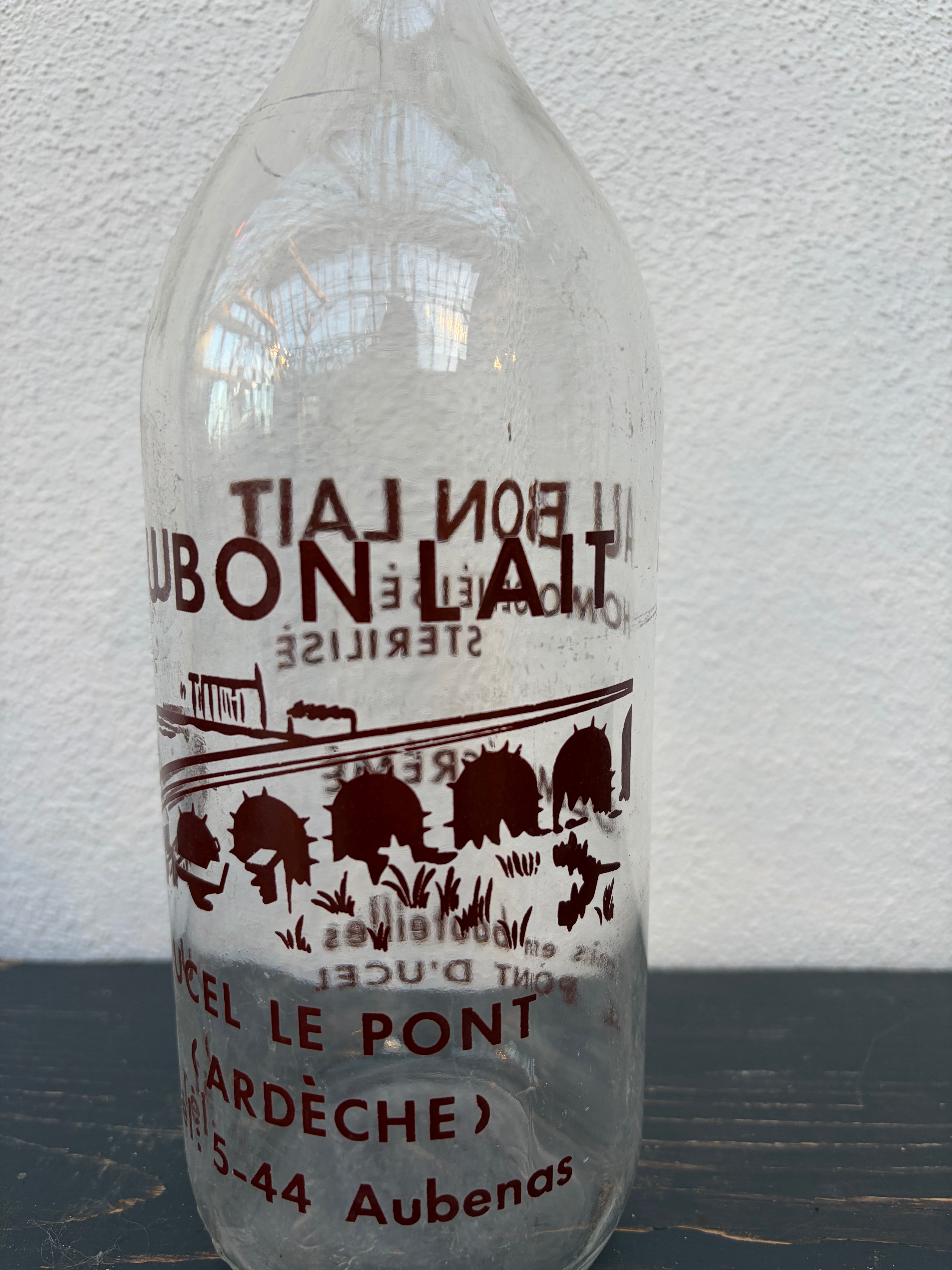 French milk bottle