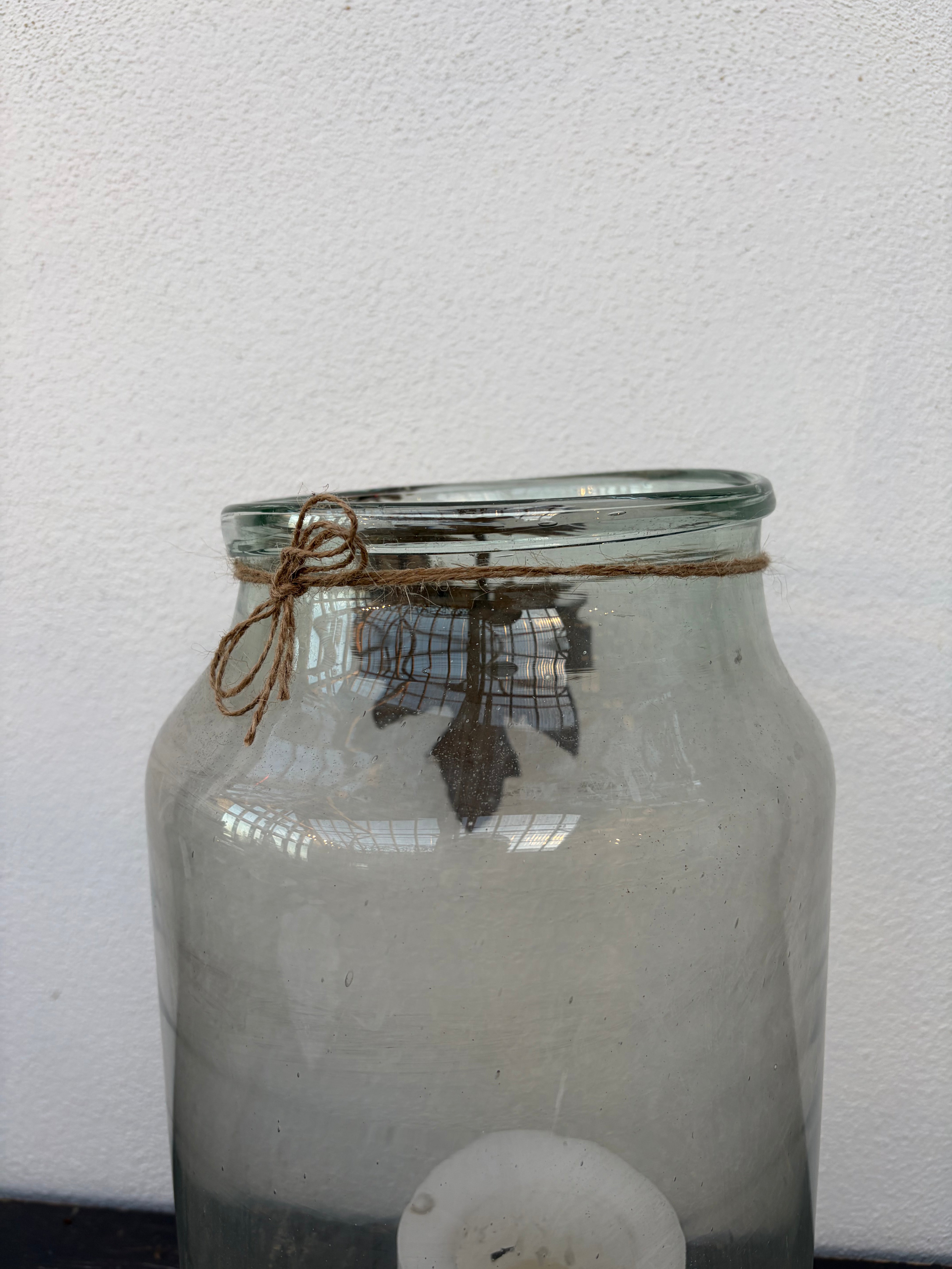 Glass vase, 43 cm