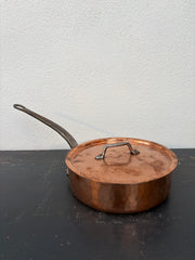 Kobbergryte med lokk, Ø20 cm