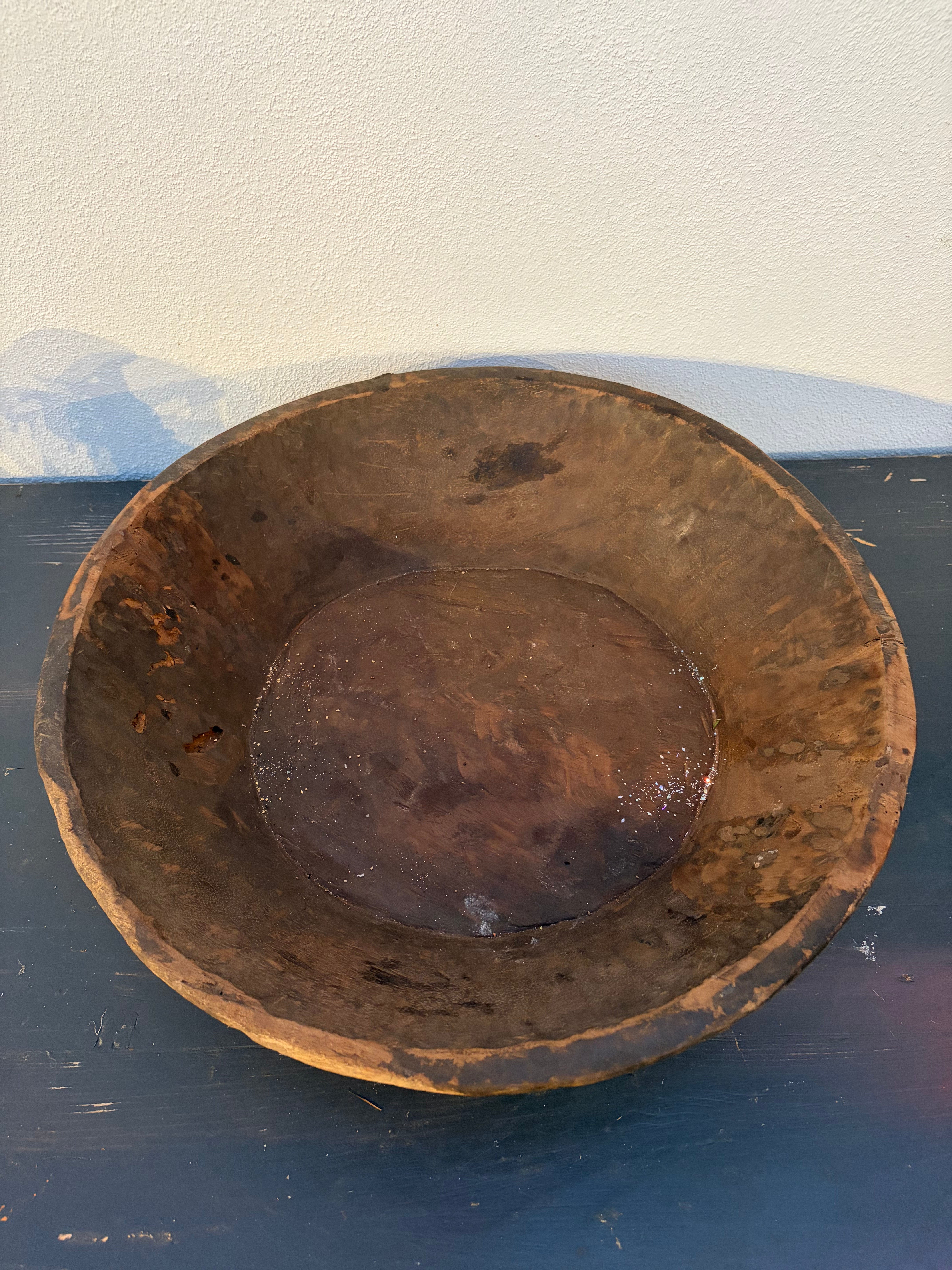 Wooden dish, Ø48 cm
