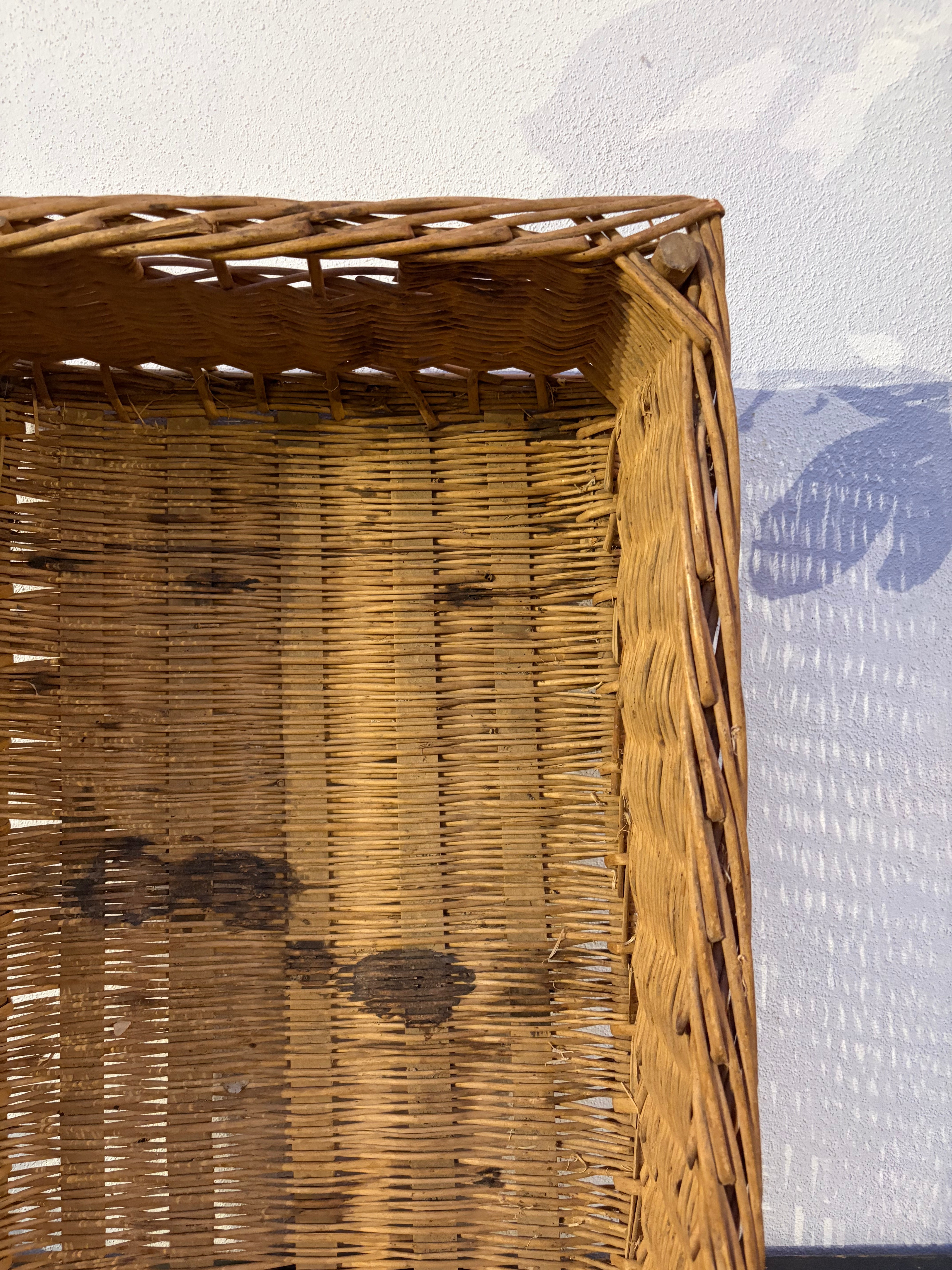 Wicker basket, 19x66x44 cm