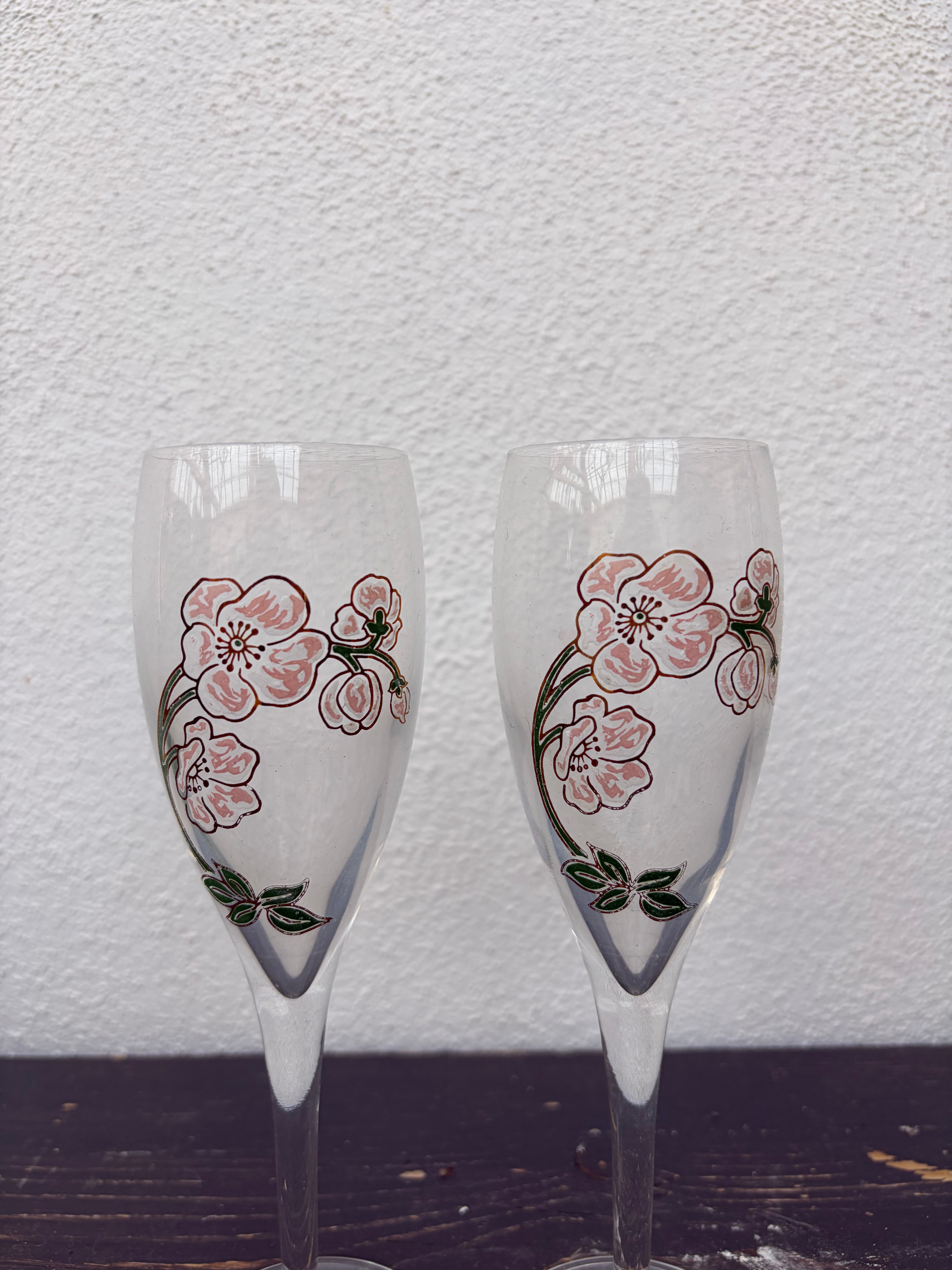 Perrier-Jouët glas, 19 cm