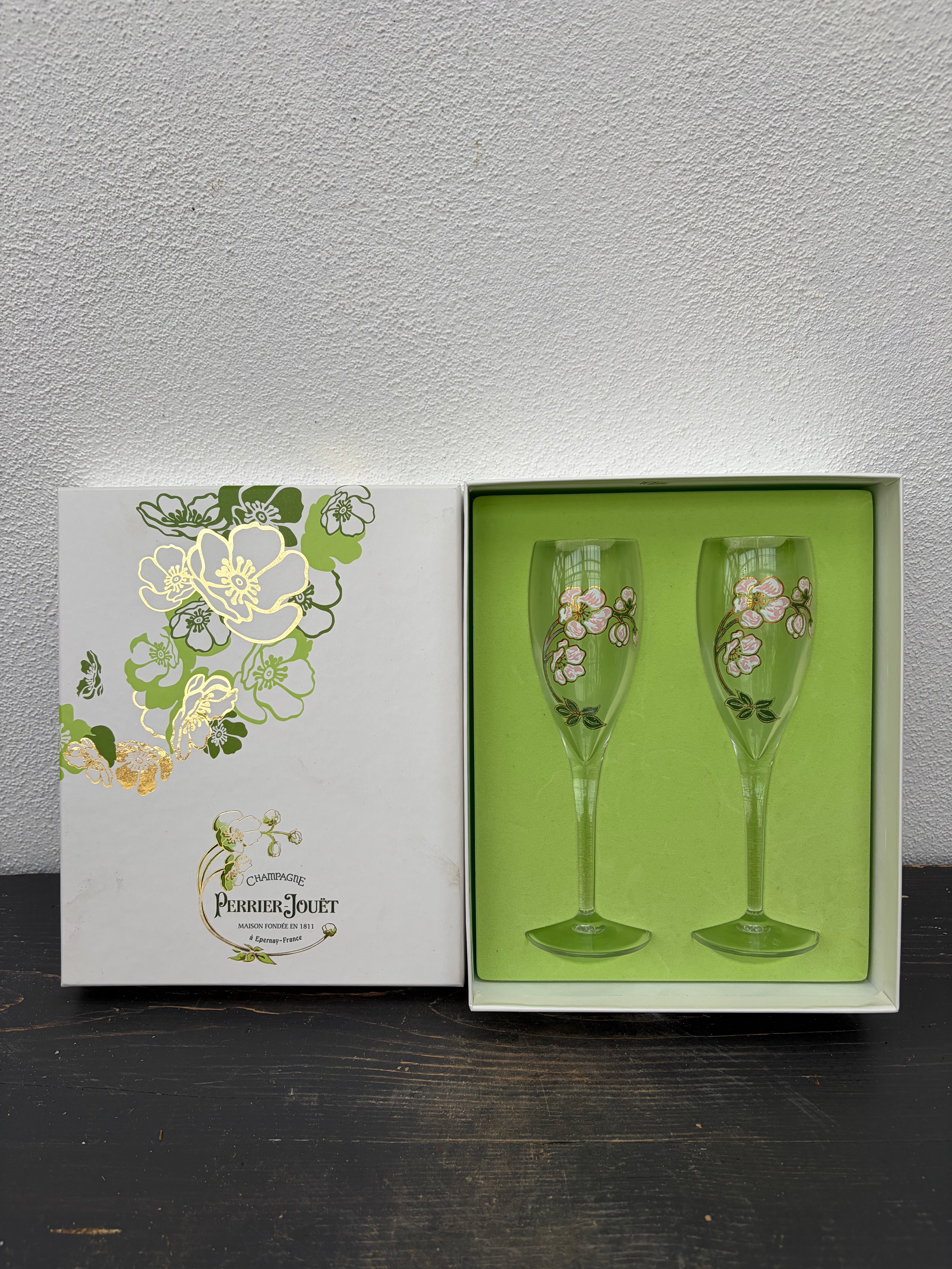Perrier-Jouët glas, 19 cm