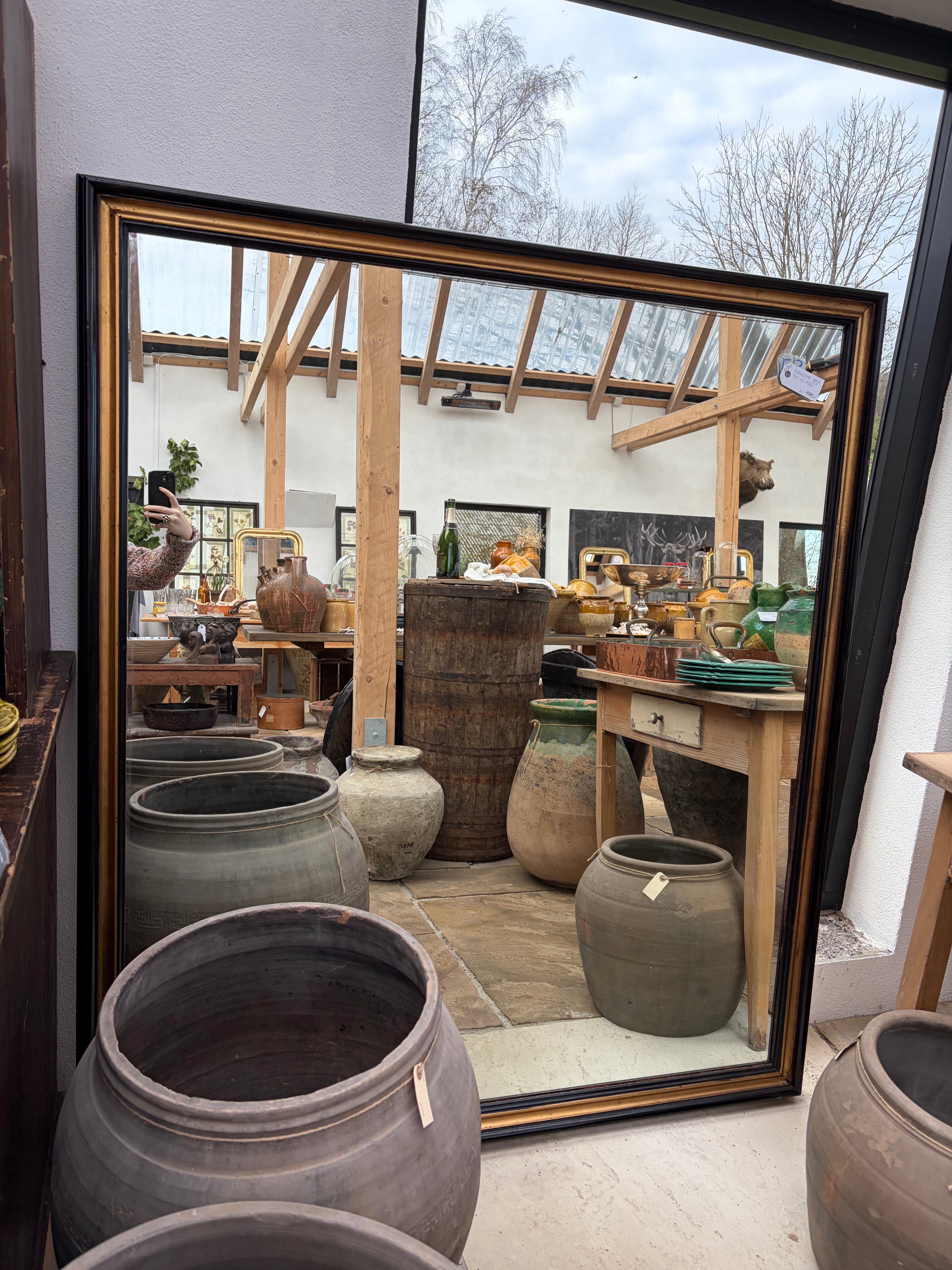 Italiensk spejl, 150x128 cm