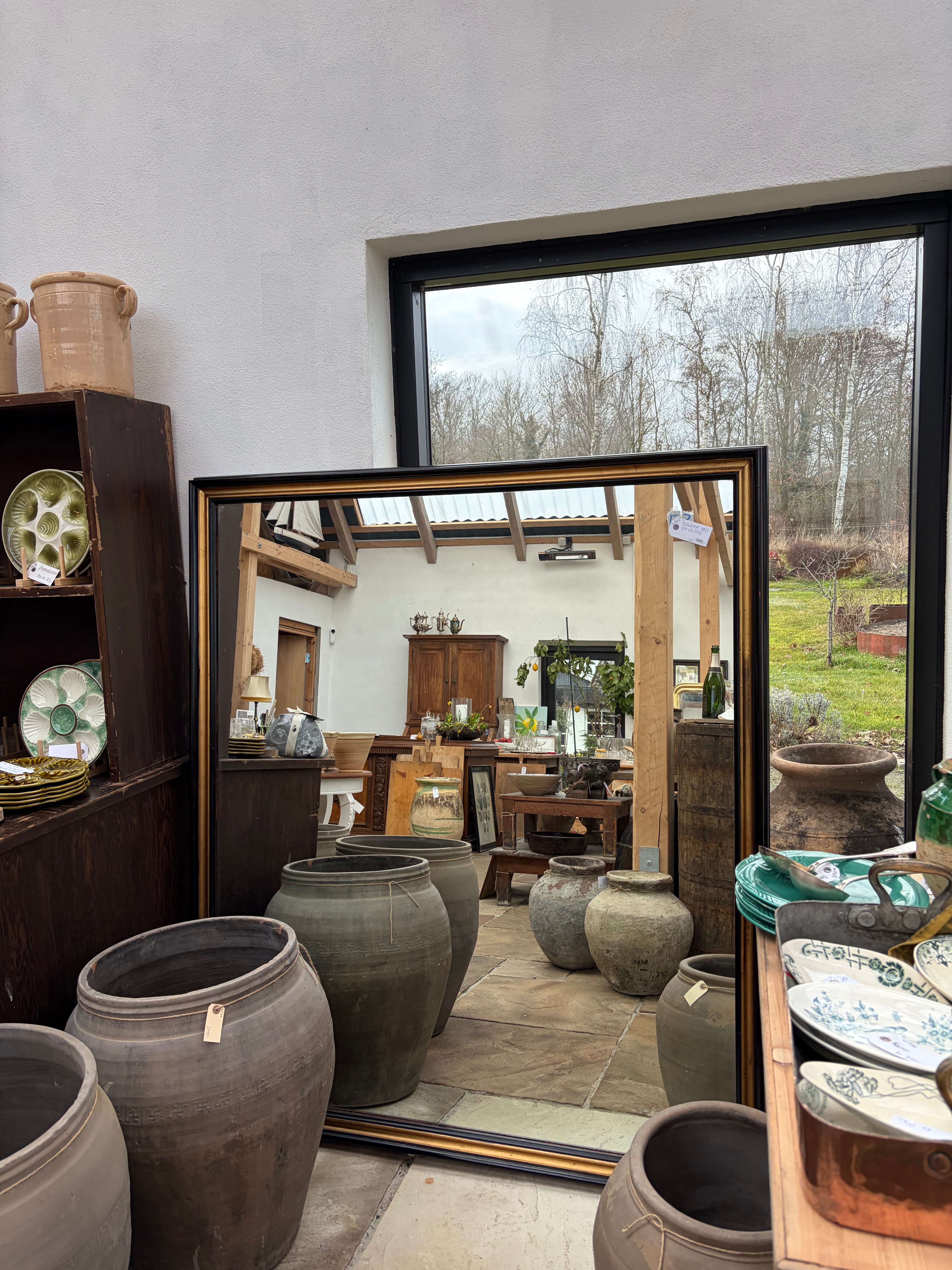 Italiensk spejl, 150x128 cm