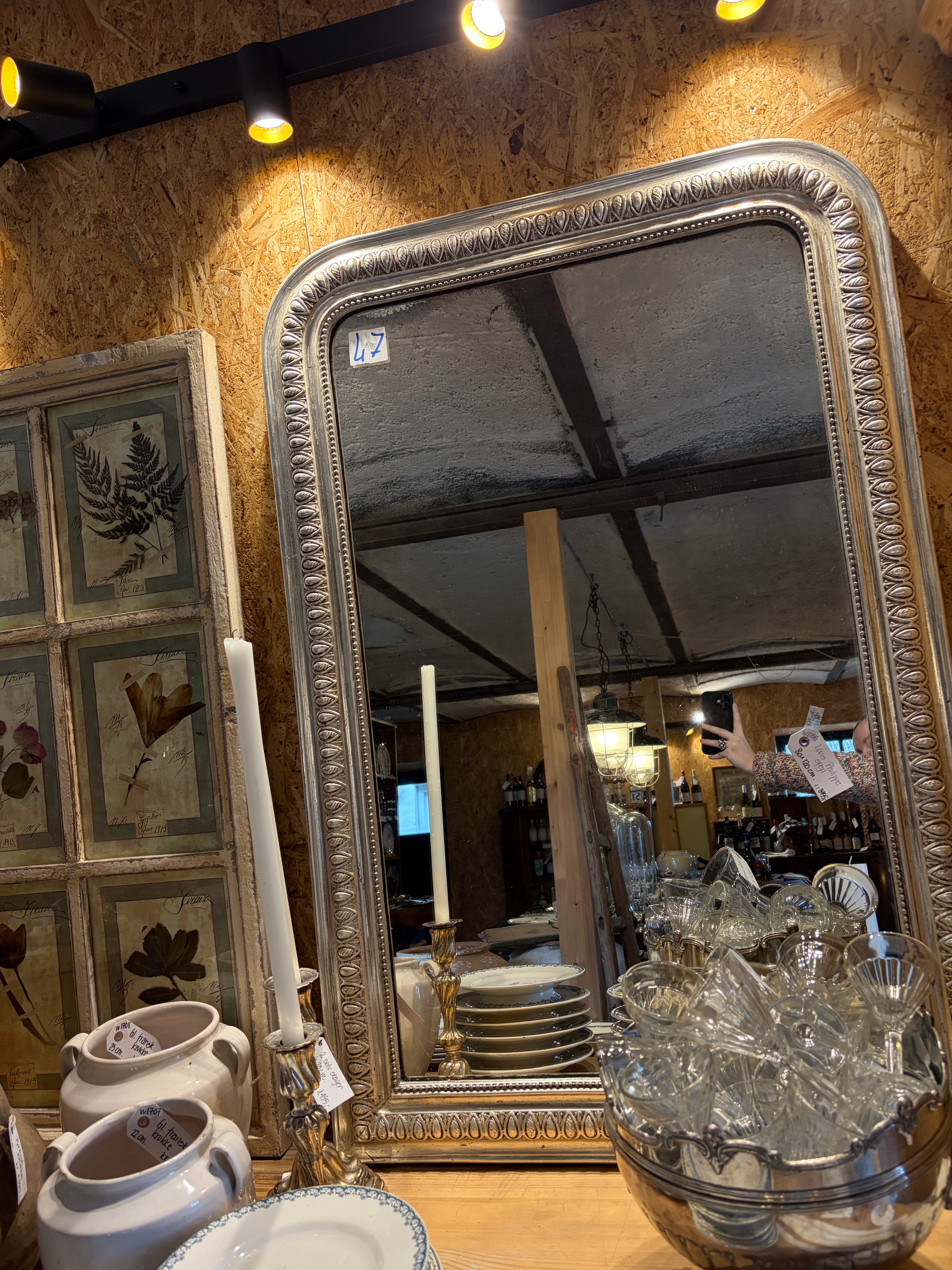 Louis Philippe spejl, 120x80 cm