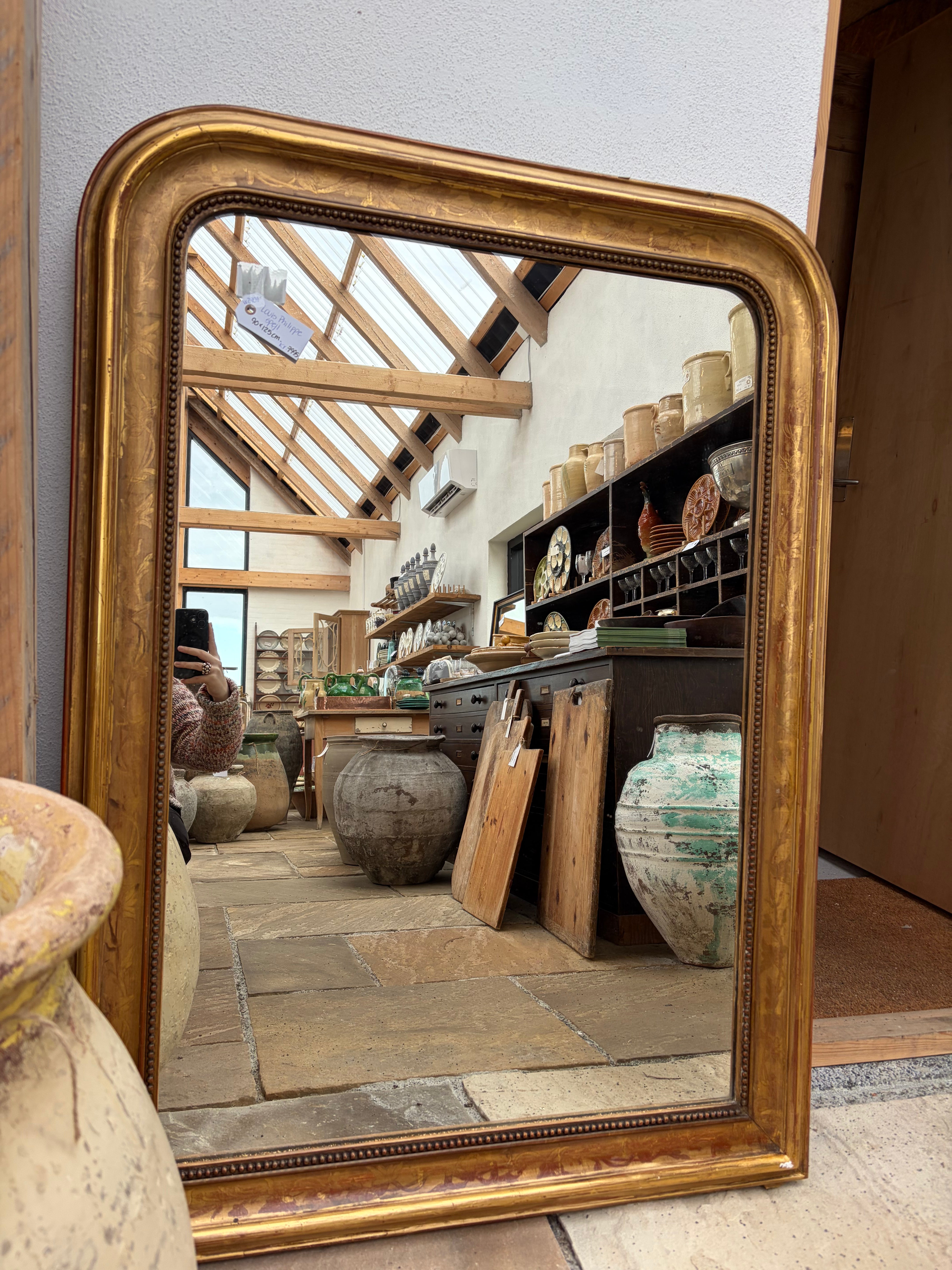 Louis Philippe spejl, 125x90 cm