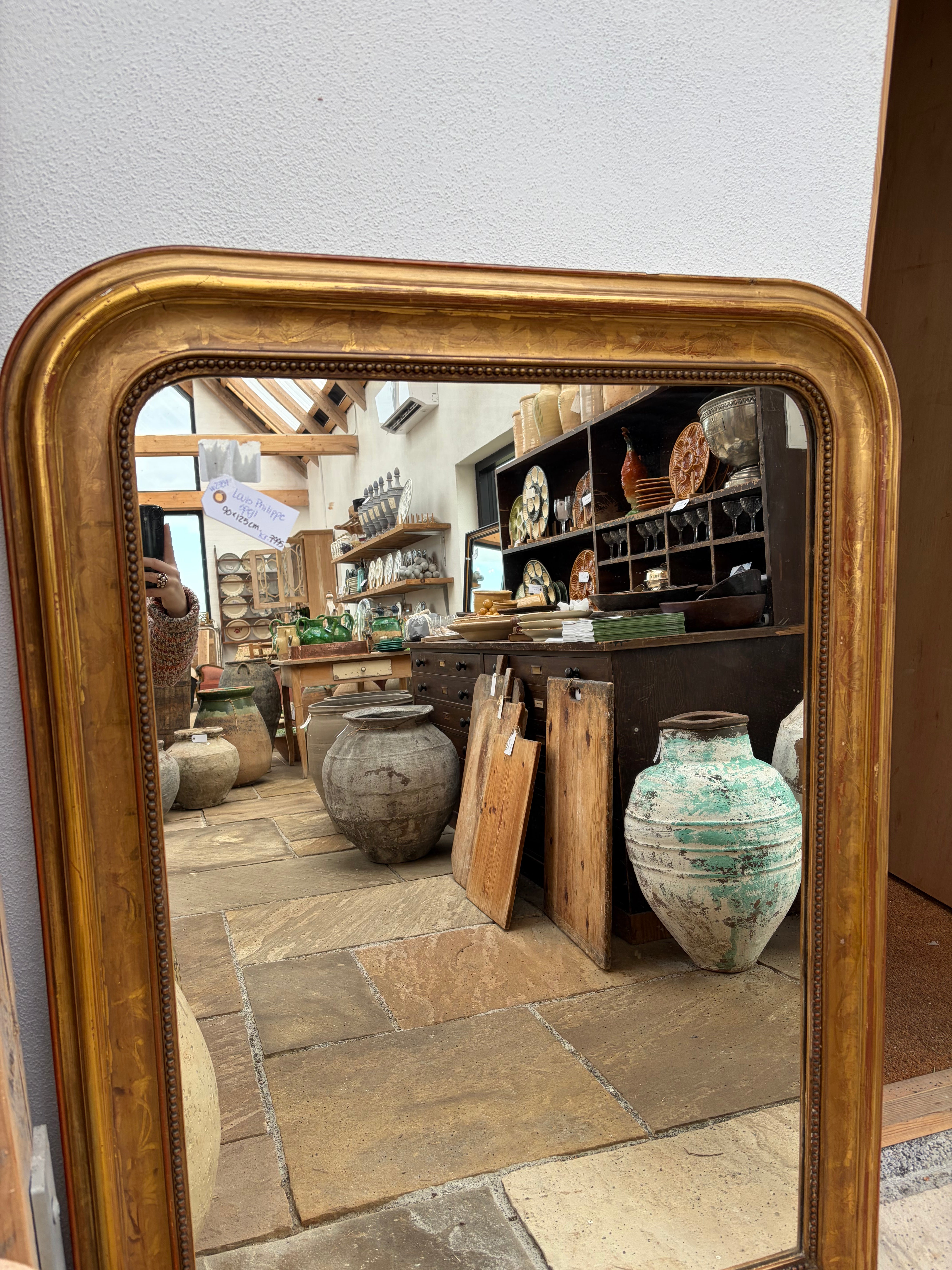 Louis Philippe spejl, 125x90 cm