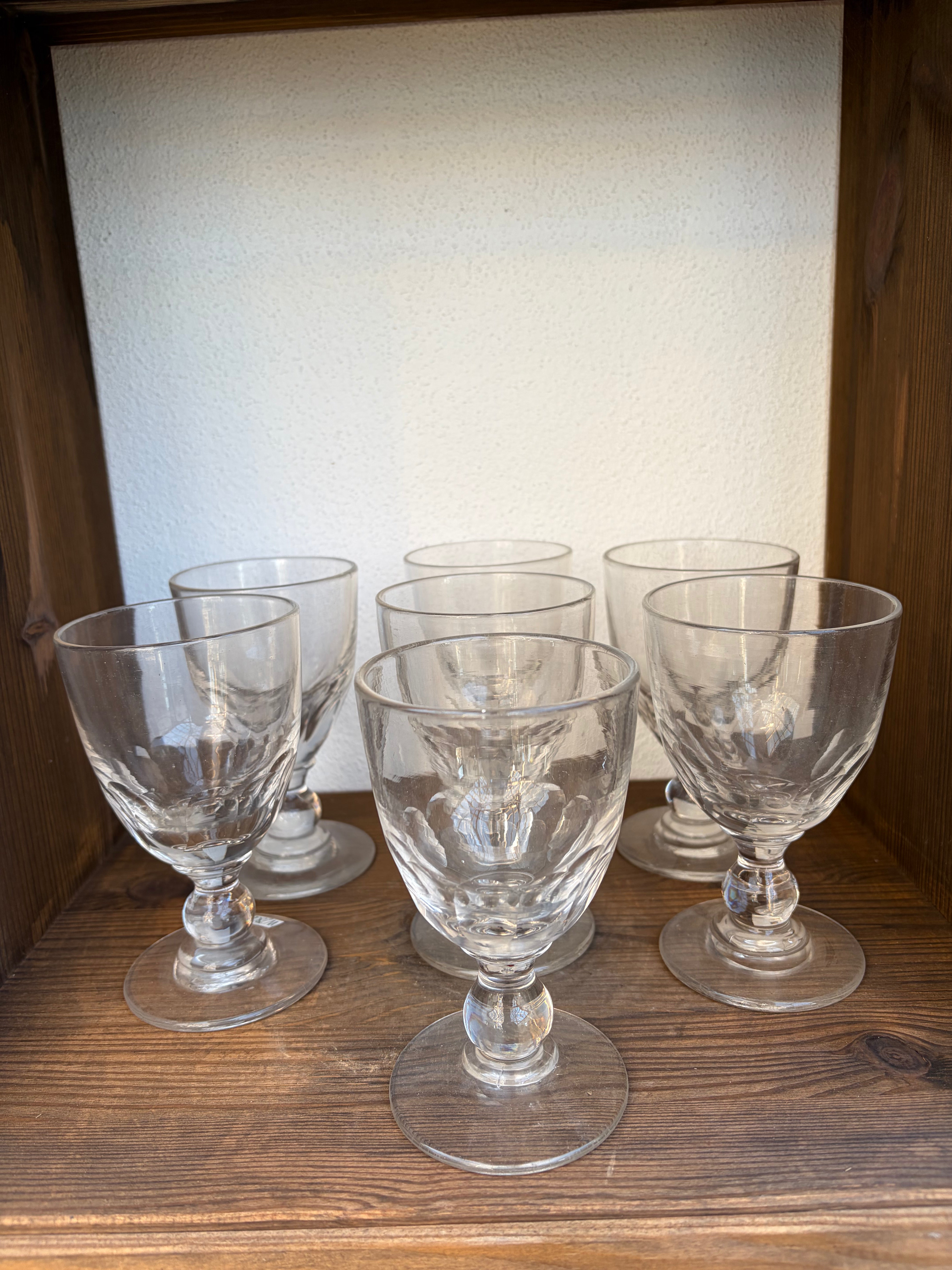 Franske vandglas - 7 stk.