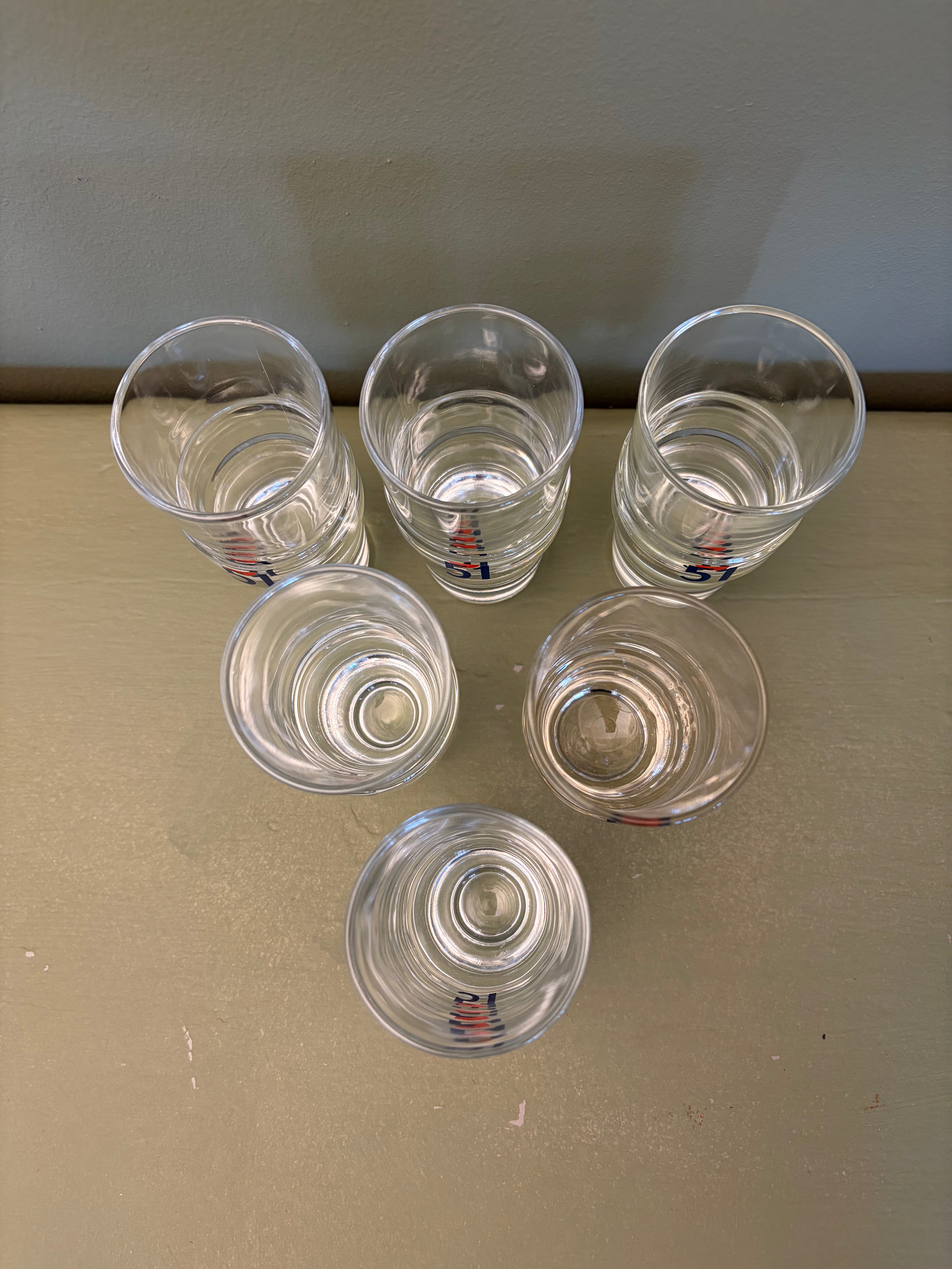 Pastisglas - 6 stk.