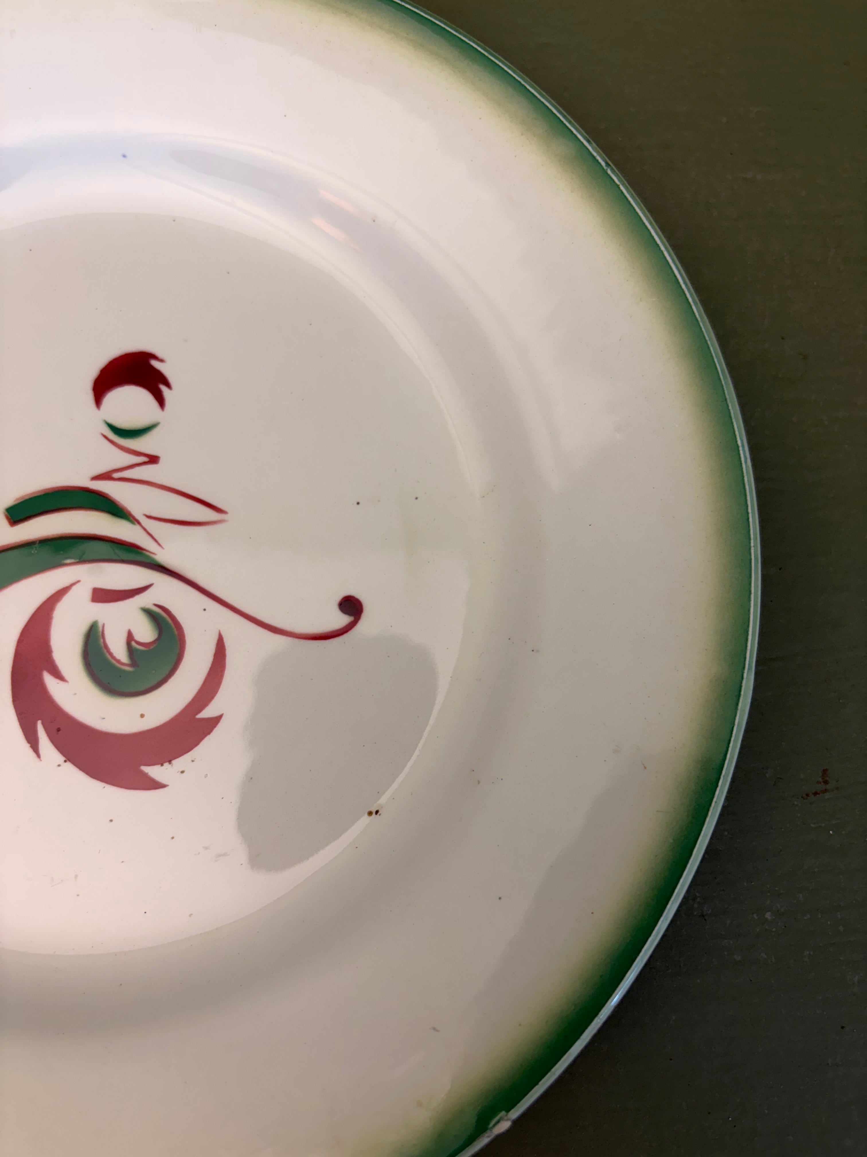 Franske tallerkener, Ø12,5 cm - 6 stk.